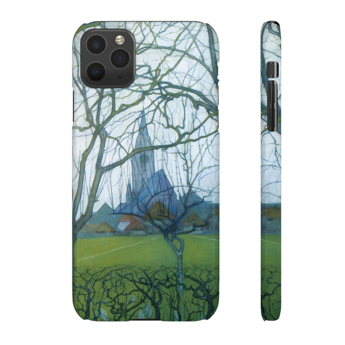 St Jacobs Church by Piet Mondrian - iPhone Slim Case