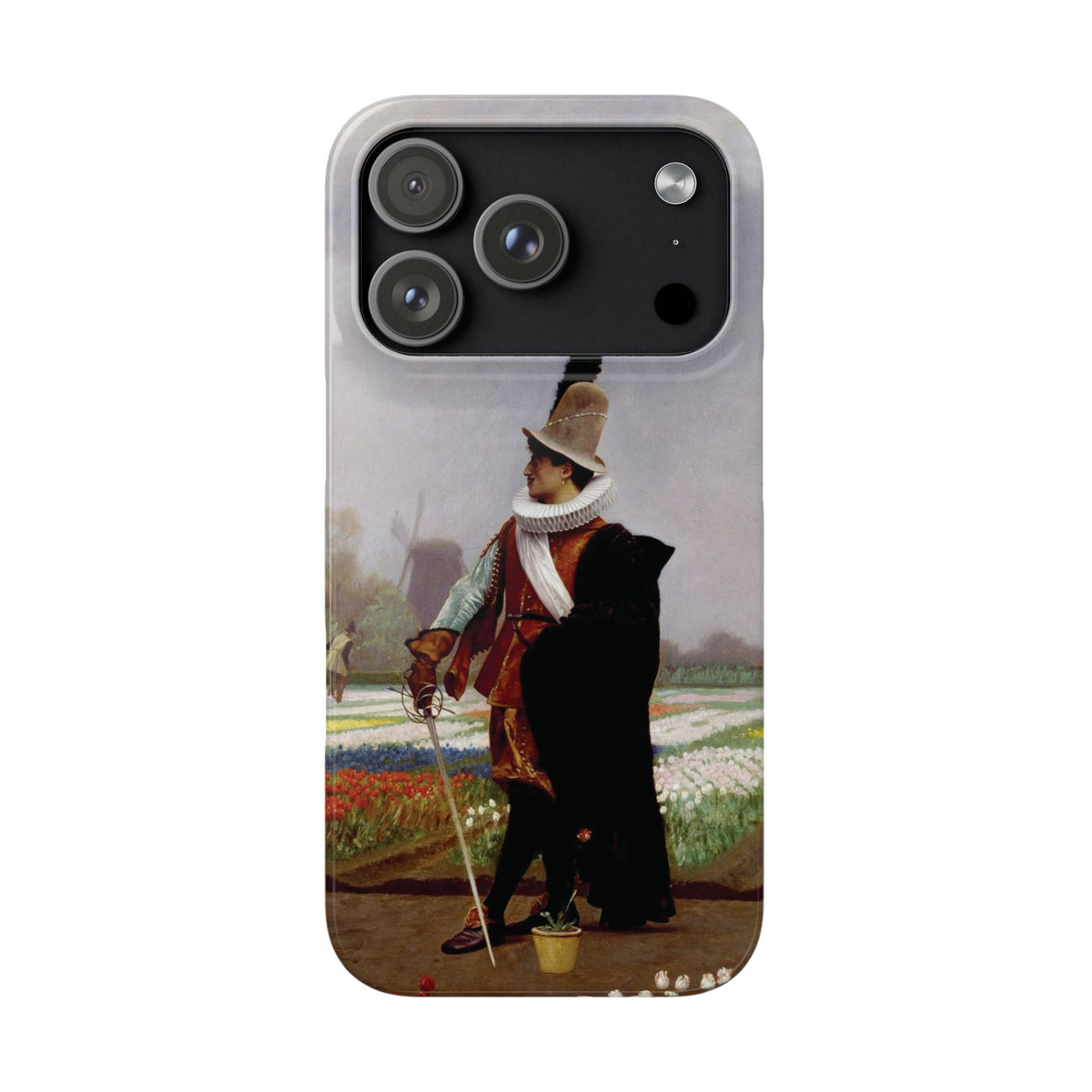 The Tulip Folly by Jean-Leon Gerome - iPhone Slim Case