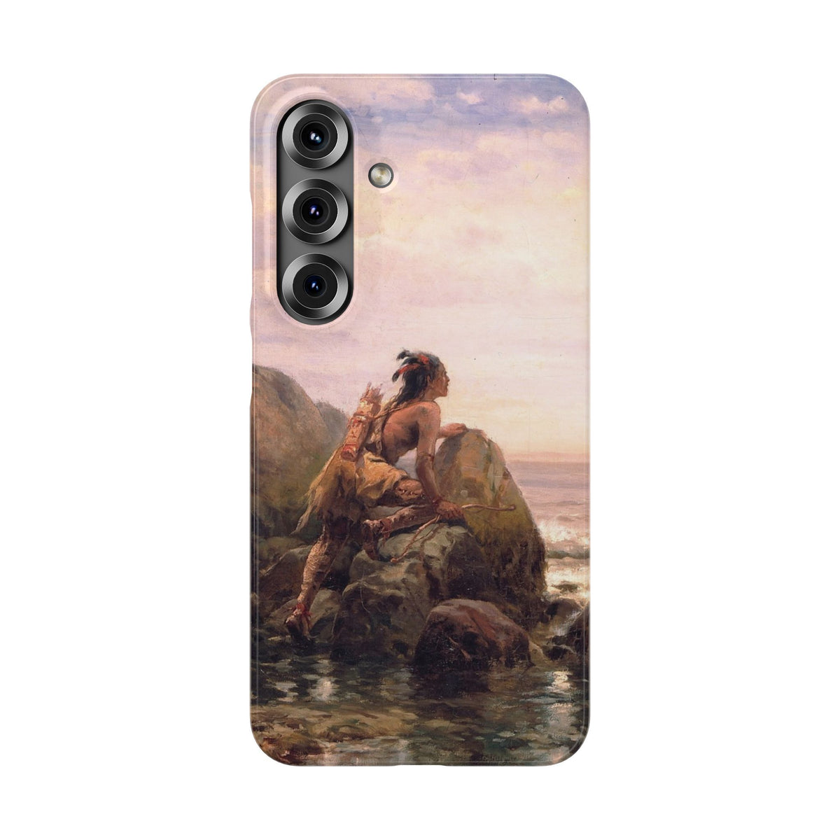 Henrik Hudson entering New York Harbor by Edward Moran - Samsung Slim Case