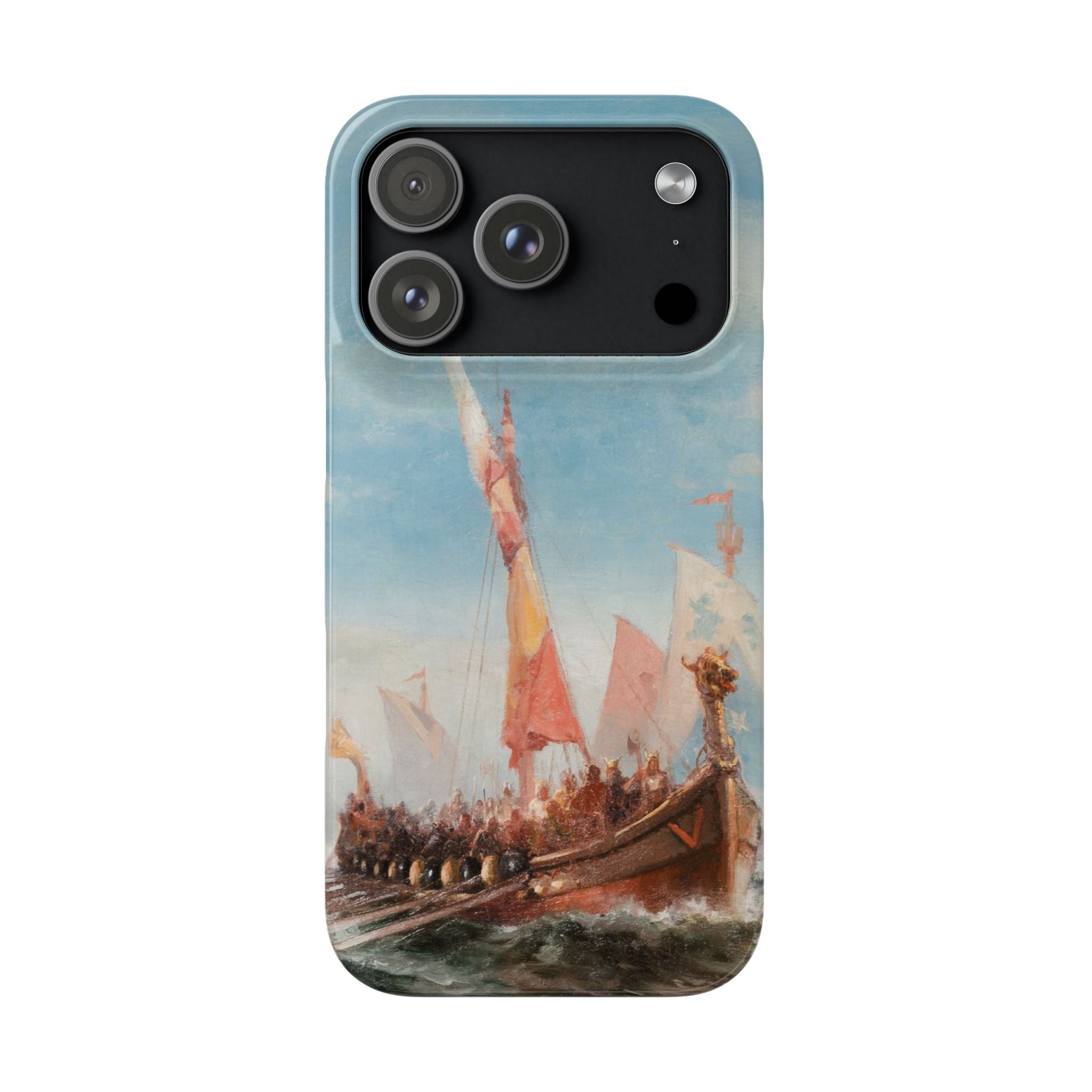 Viking Armada by Edward Moran - iPhone Slim Case