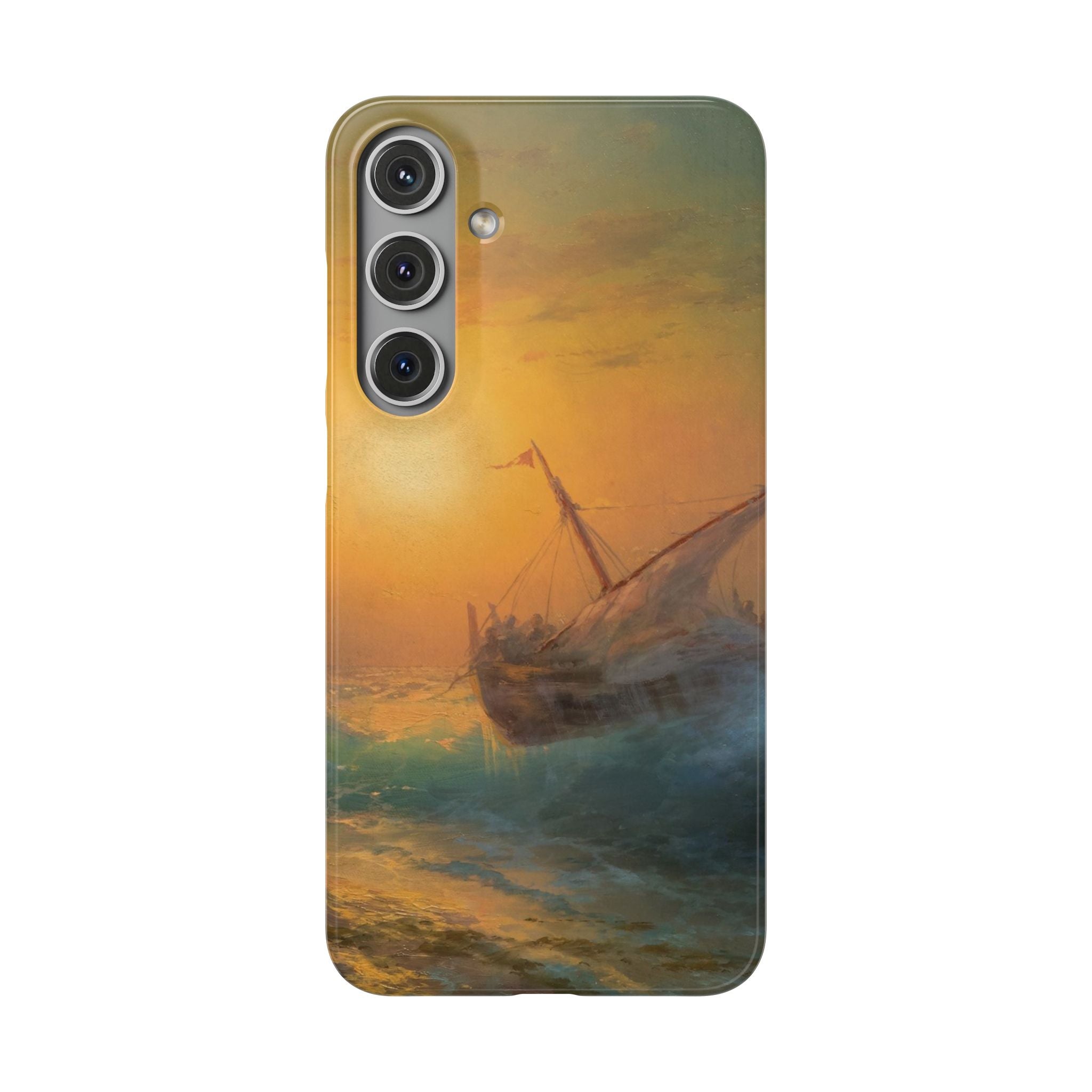 Stormy Sea at Sunset by Ivan Aivazovsky - Samsung Slim Case
