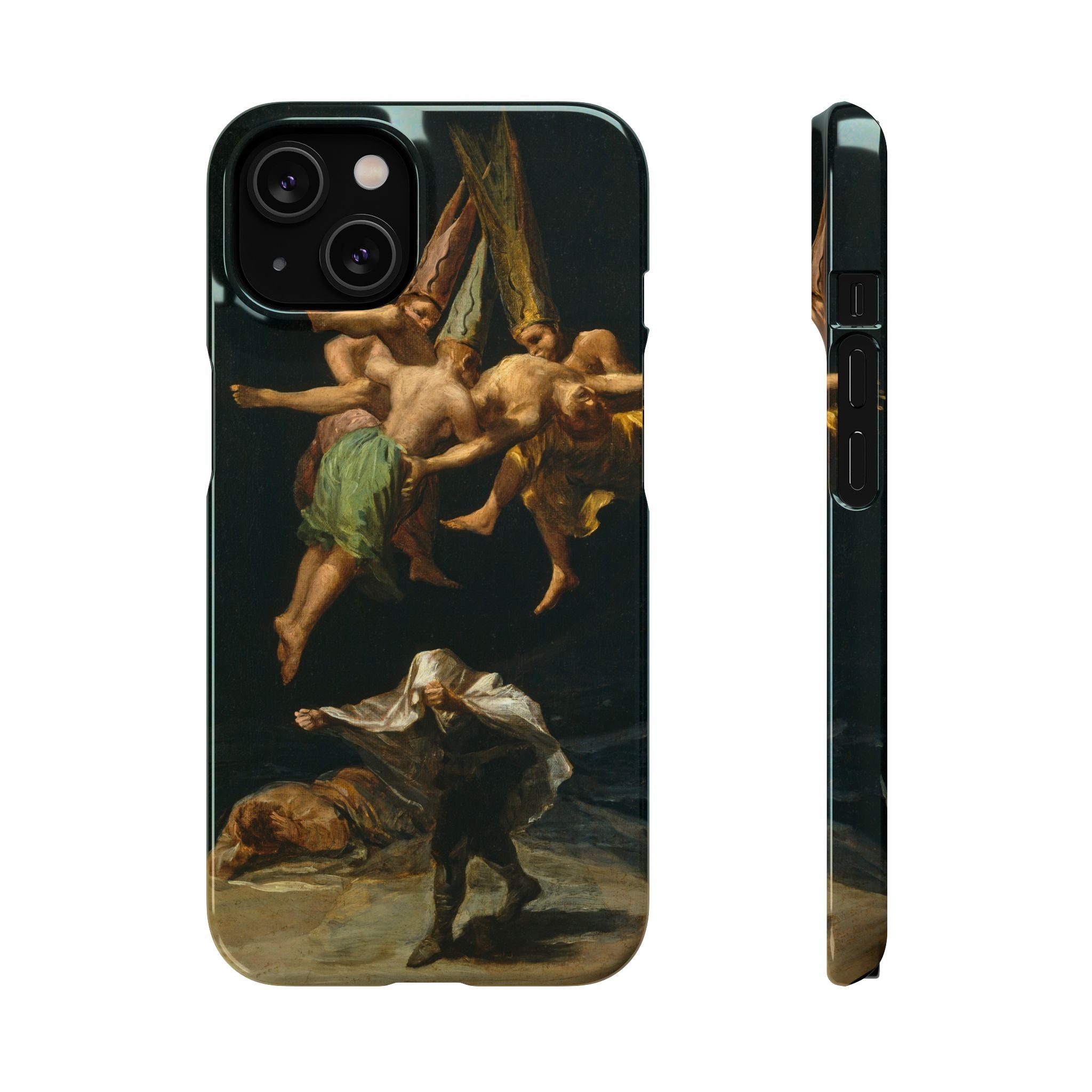 Witches’ Flight by Francisco de Goya - iPhone Slim Case