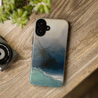Ship on Stormy Seas by Ivan Aivazovsky - iPhone Tough Case