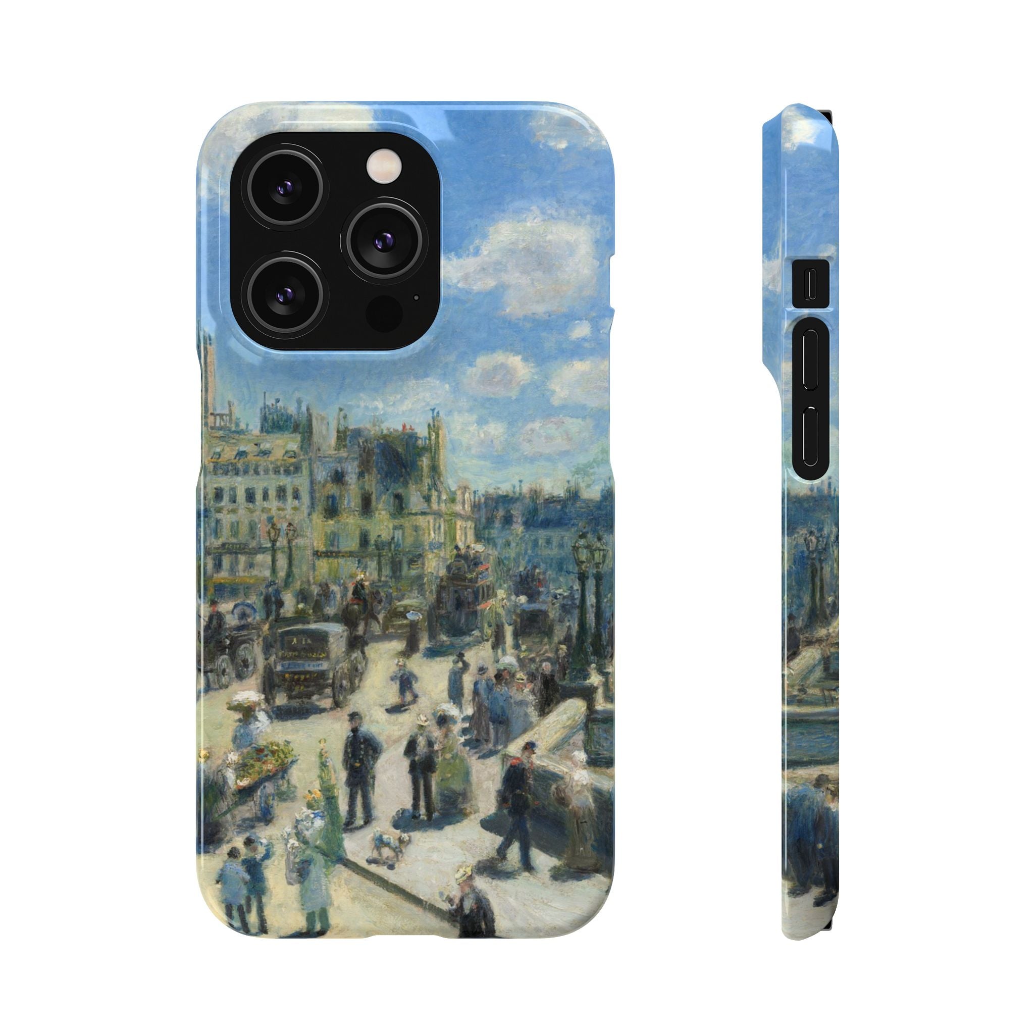 Pont Neuf Paris by Pierre Auguste Renoir - iPhone Slim Case