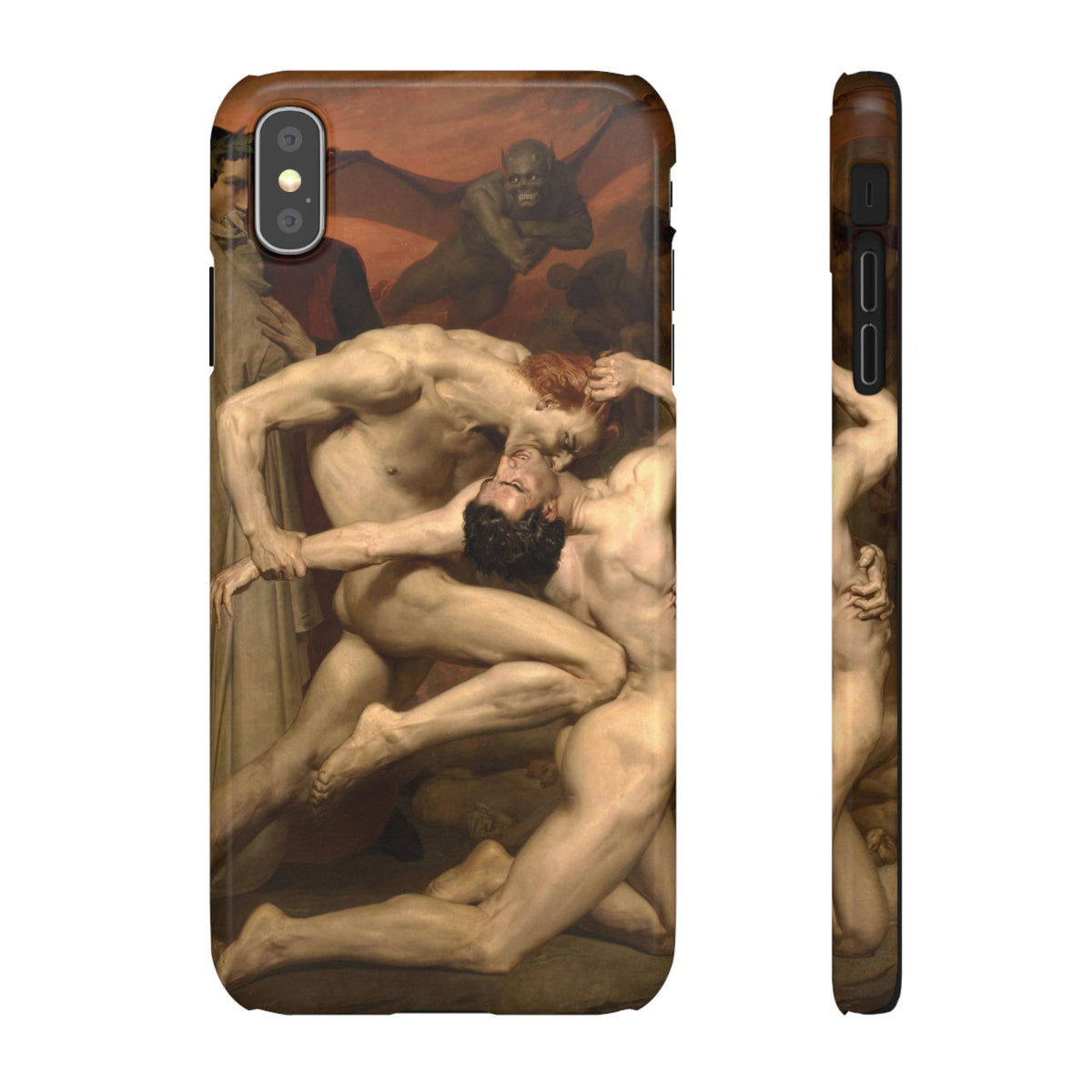 Dante and Virgile by William Bouguereau - iPhone Slim Case
