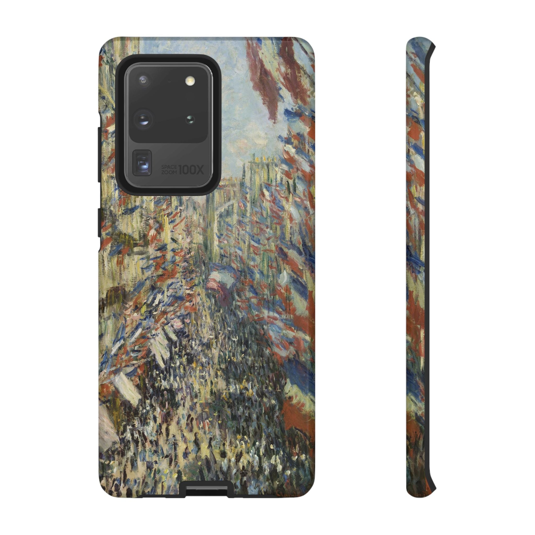 The Rue Montorgueil in Paris by Claude Monet - Samsung Tough Case