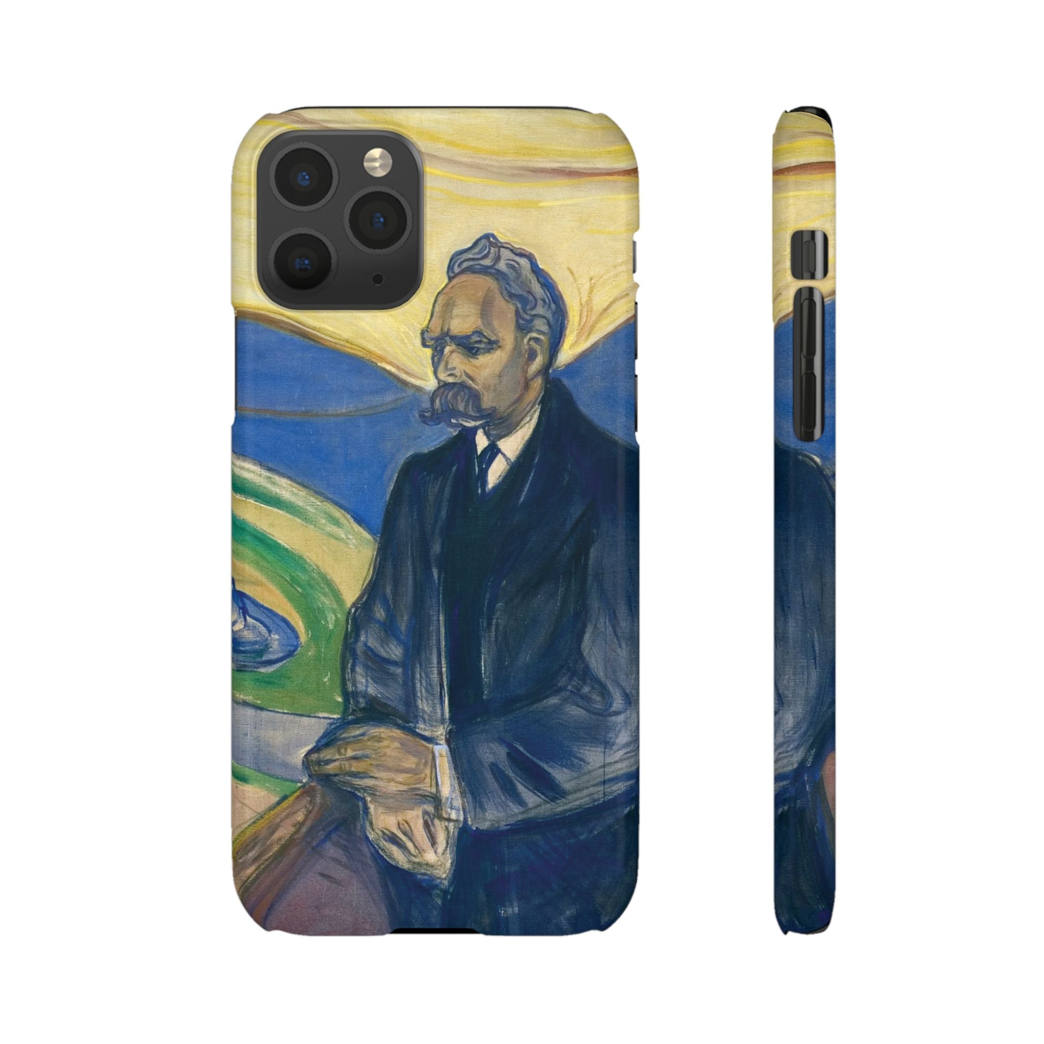 Portrait of Friedrich Nietzsche by Edvard Munch - iPhone Slim Case