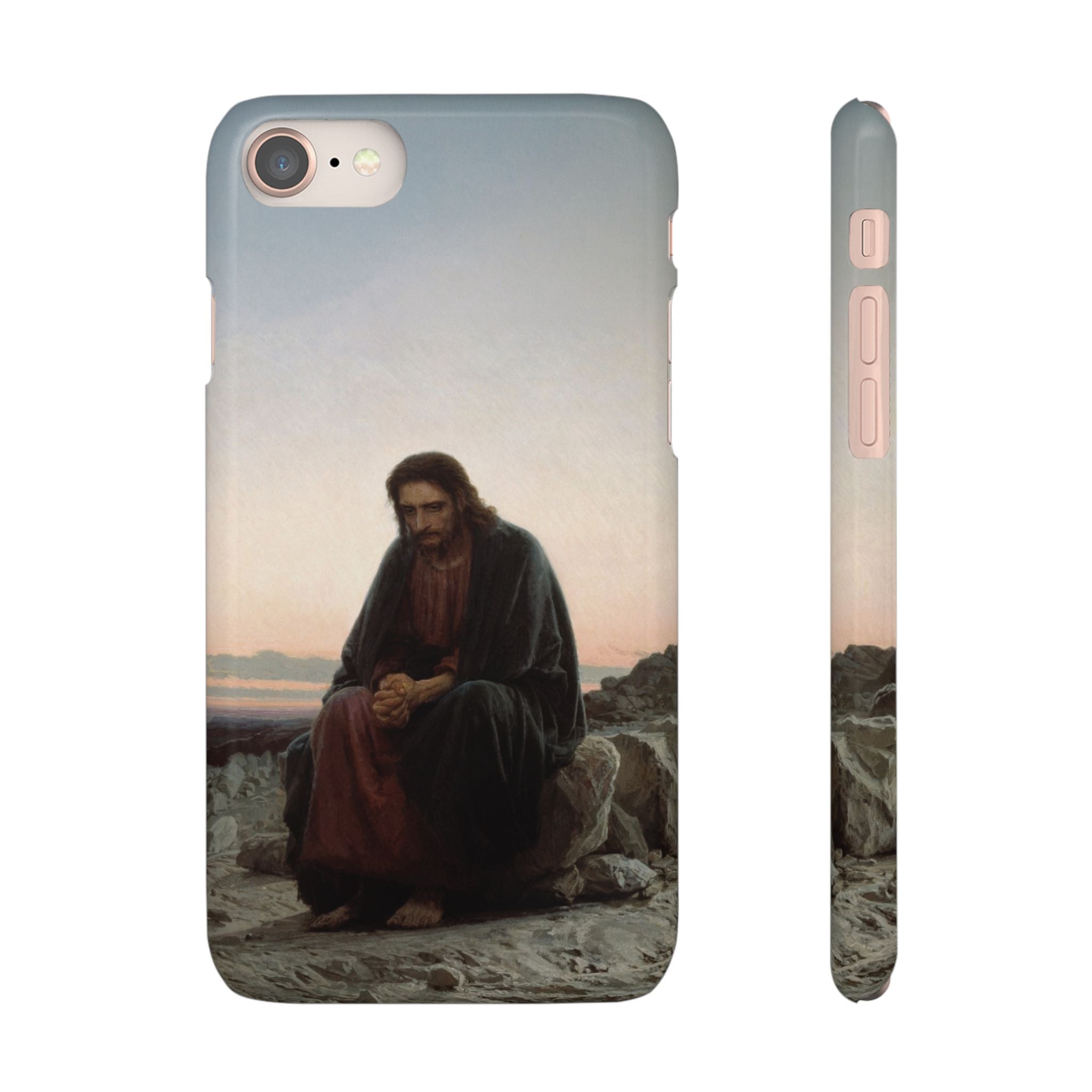 Christ in the Desert by Ivan Kramskoy - iPhone Slim Case