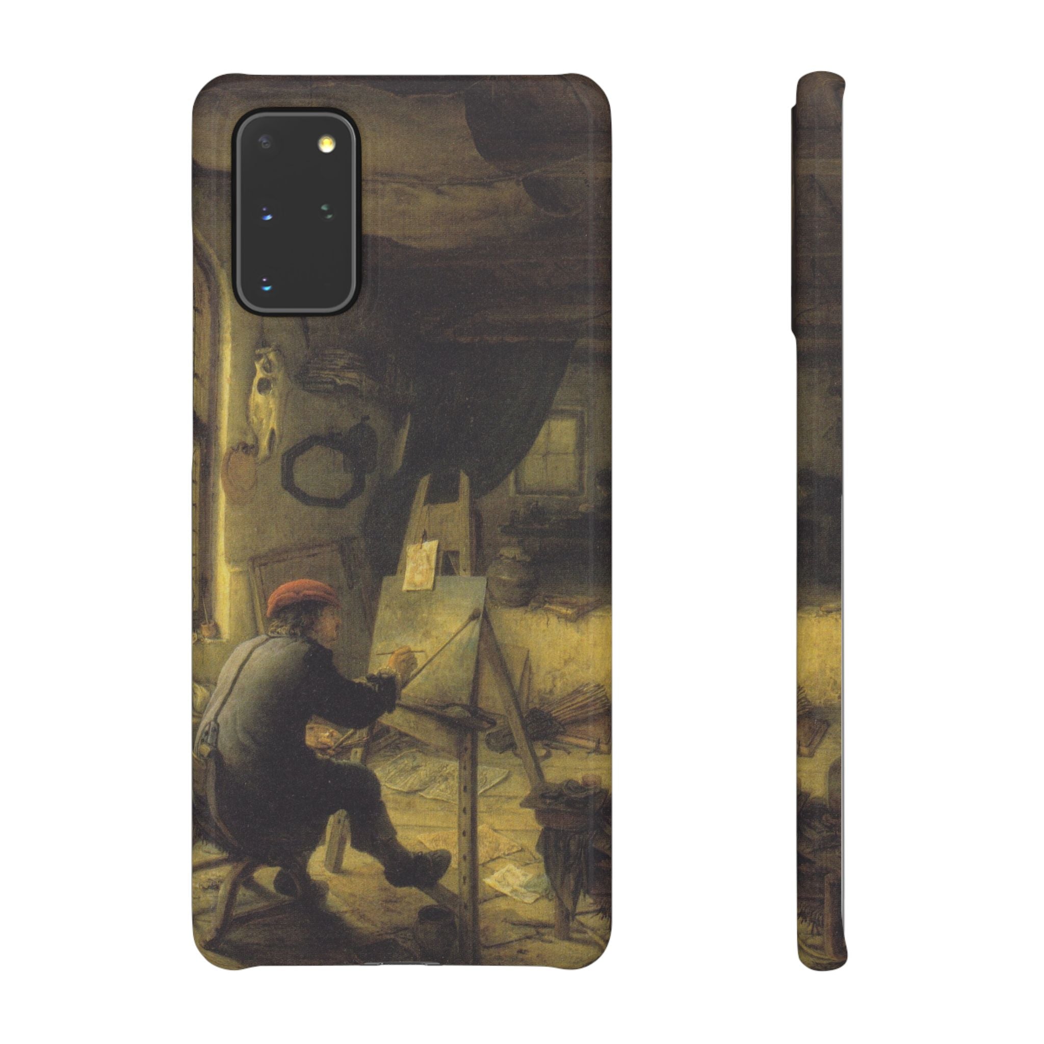 The Painter in His Workshop by Adriaen van Ostade - Samsung Slim Case