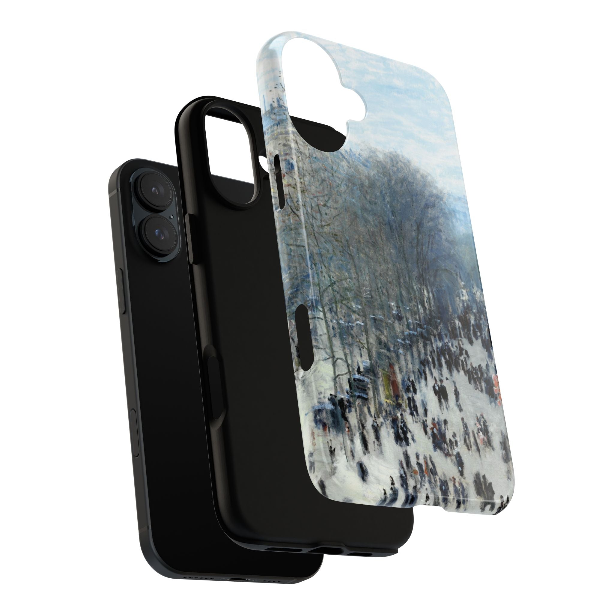 Boulevard des Capucines by Claude Monet - iPhone Tough Case