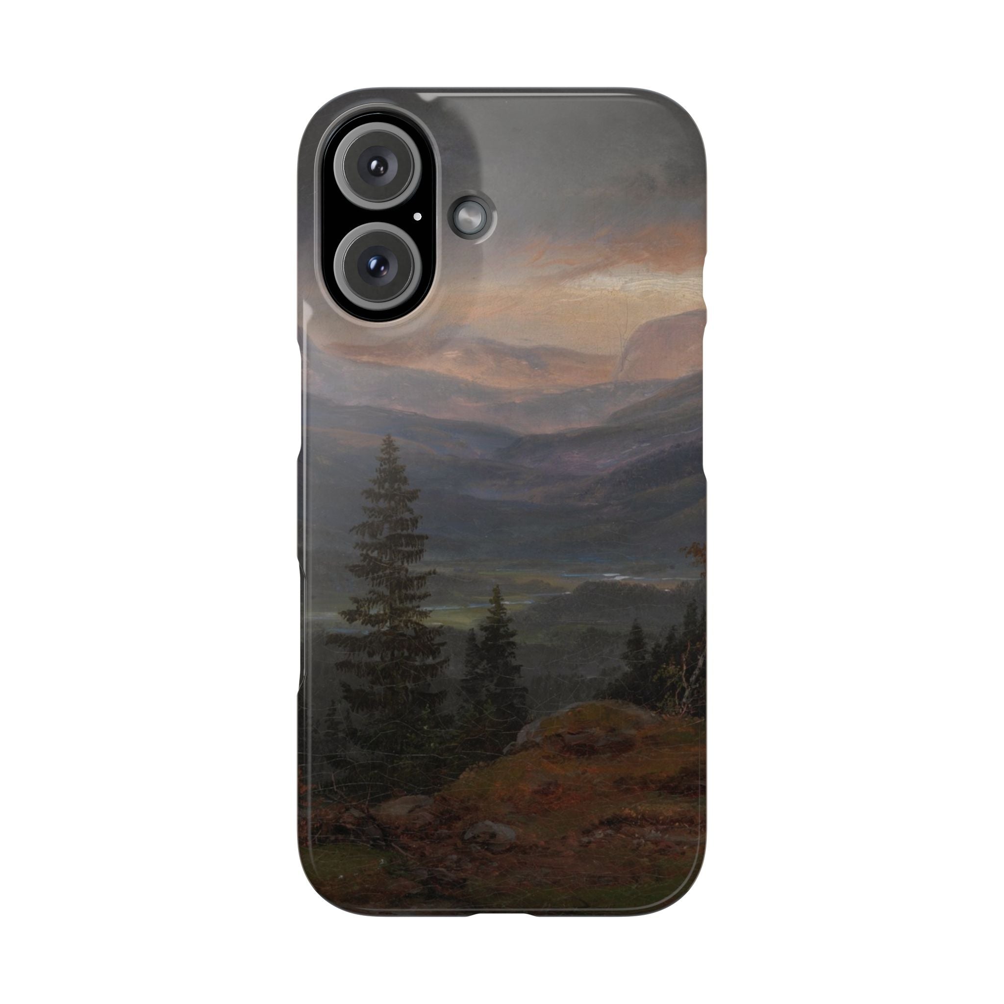 View over Hallingdal by Johan Dahl - iPhone Slim Case