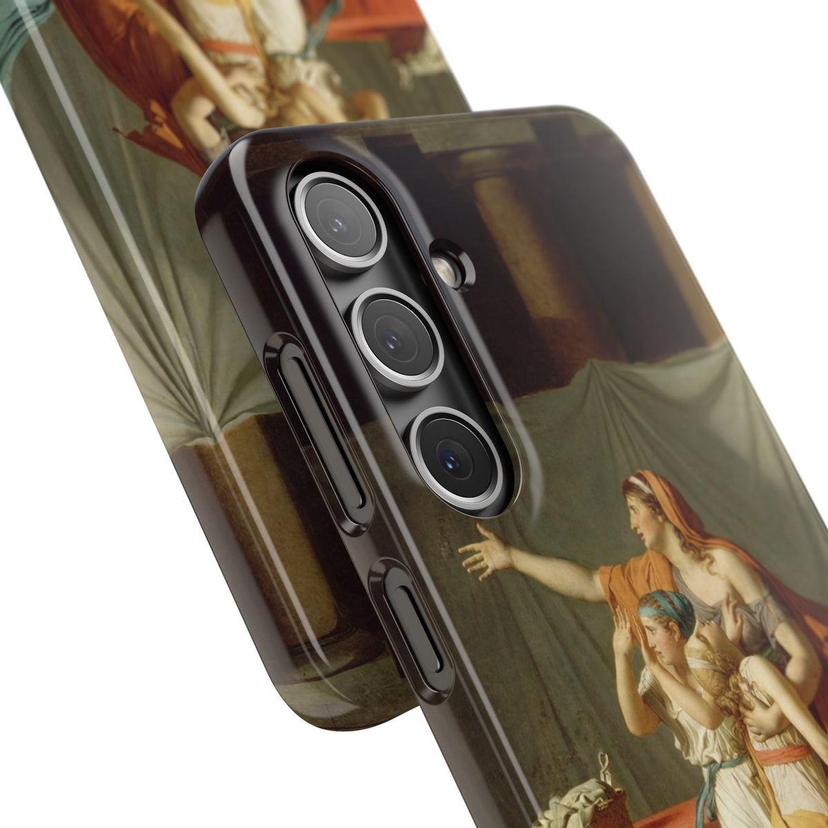 The Lictors Bring to Brutus the Bodies of His Sons II by Jacques-Louis David - Samsung Slim Case
