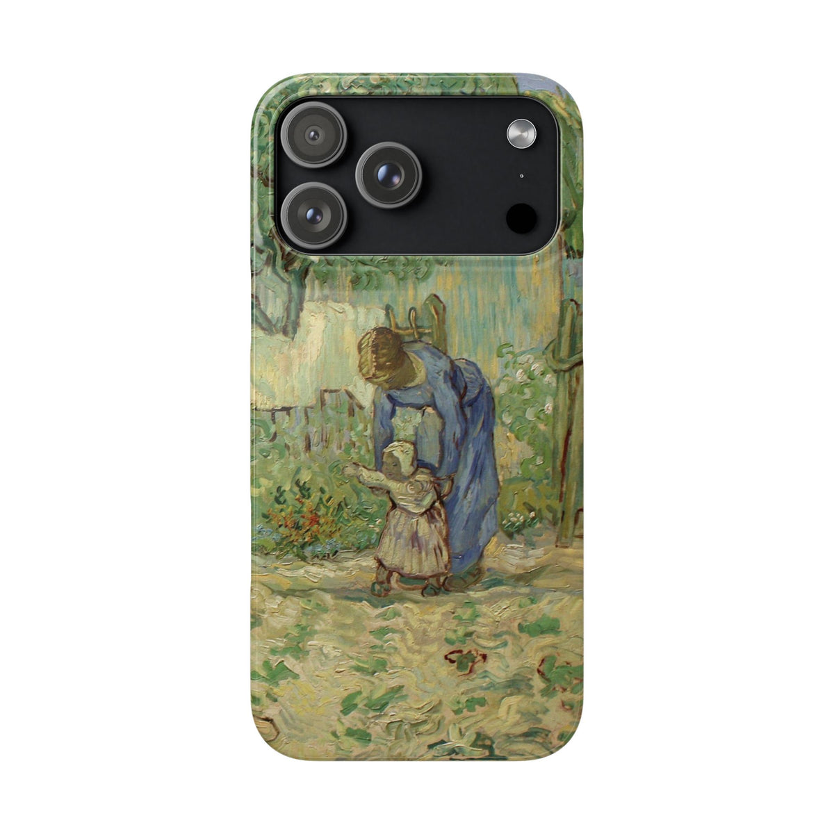 First Steps after Millet by Vincent van Gogh - iPhone Slim Case