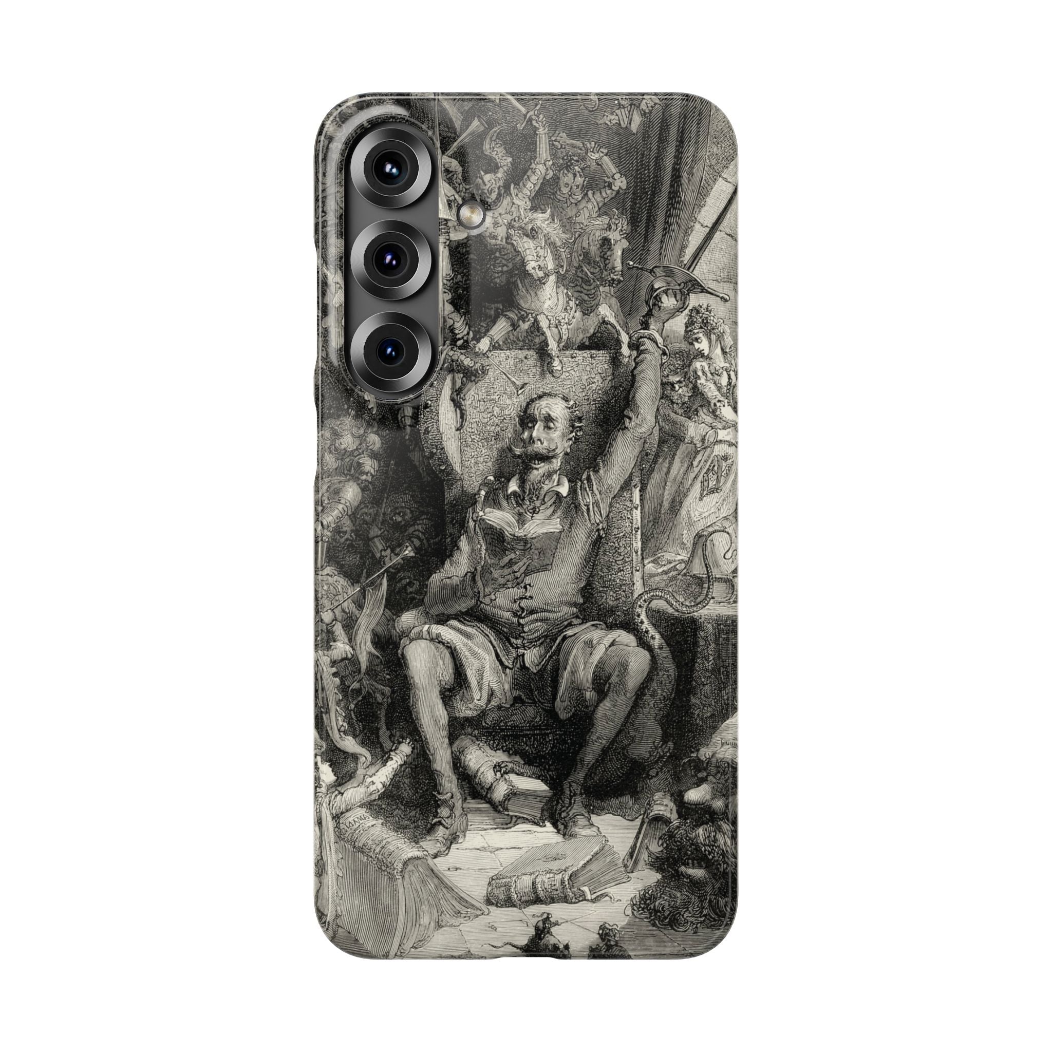 Don Quixote and His Visions by Gustave Doré - Samsung Slim Case