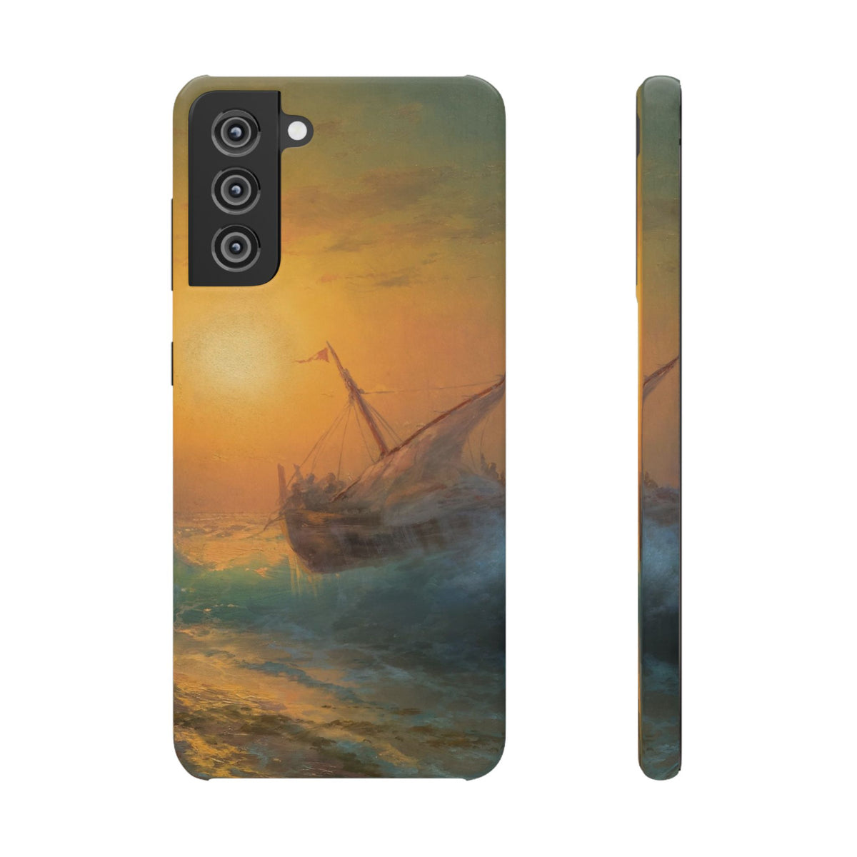 Stormy Sea at Sunset by Ivan Aivazovsky - Samsung Slim Case
