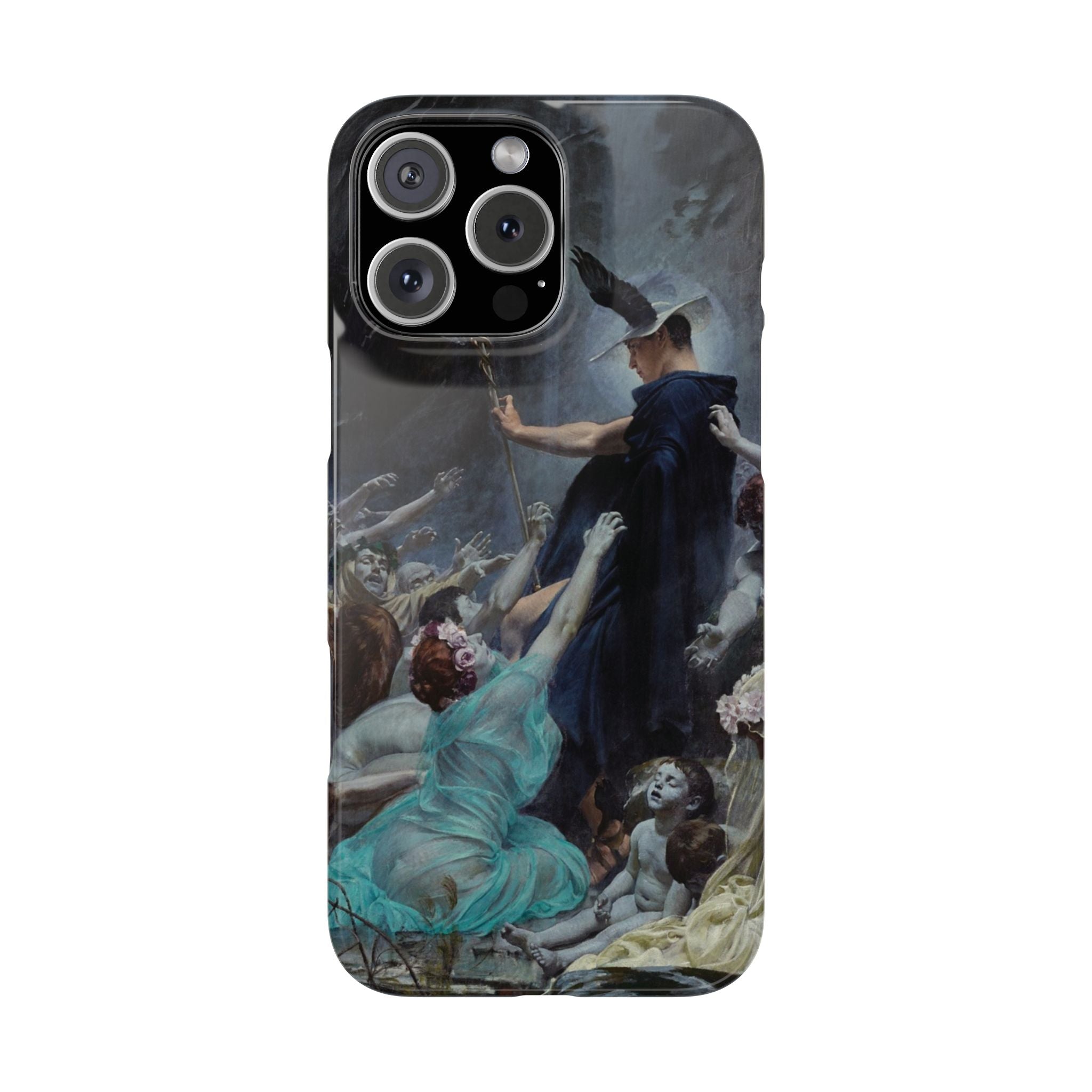 The Souls of Acheron by Adolf Hiremy-Hirschl - iPhone Slim Case
