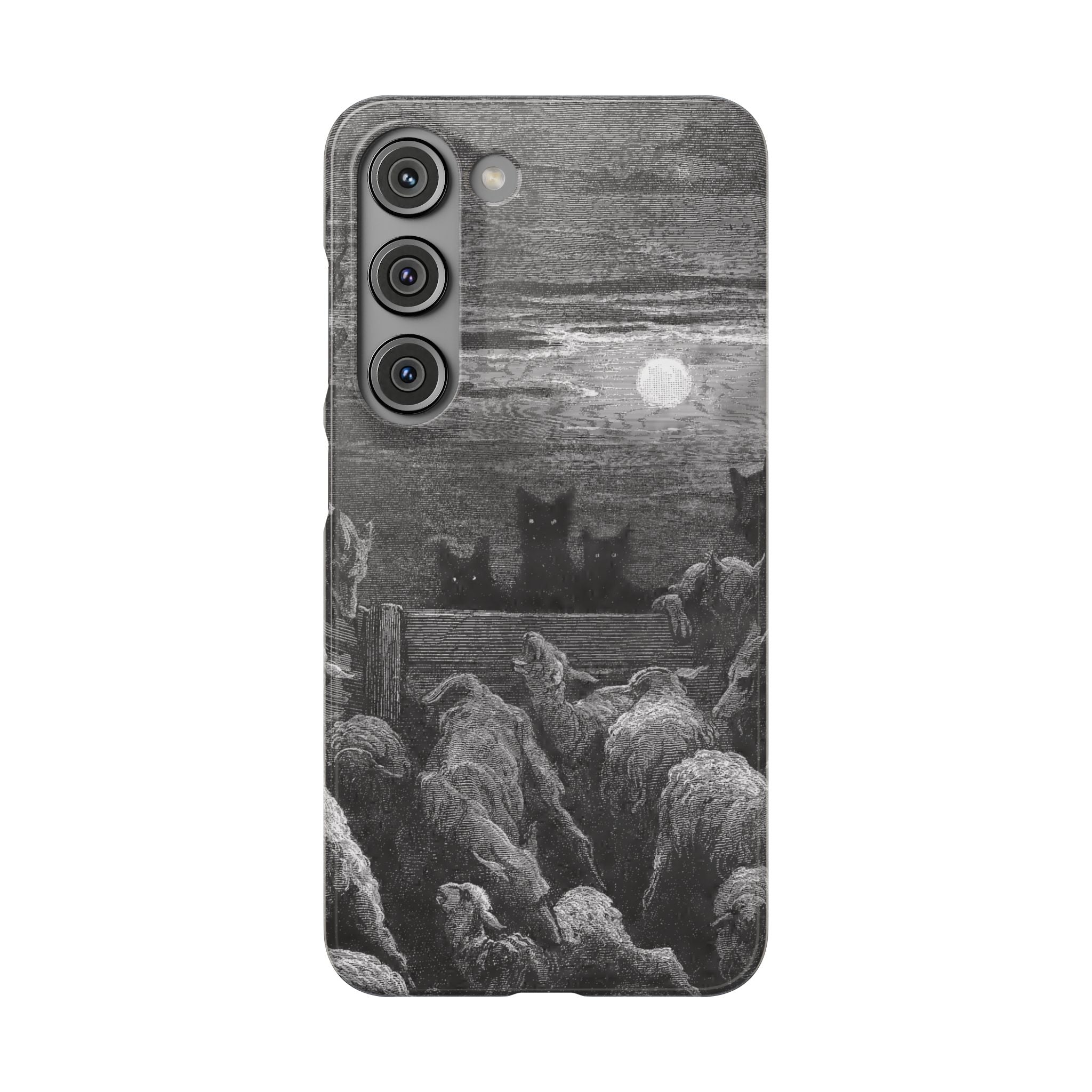 The Wolves and The Sheep by Gustave Dore - Samsung Slim Case