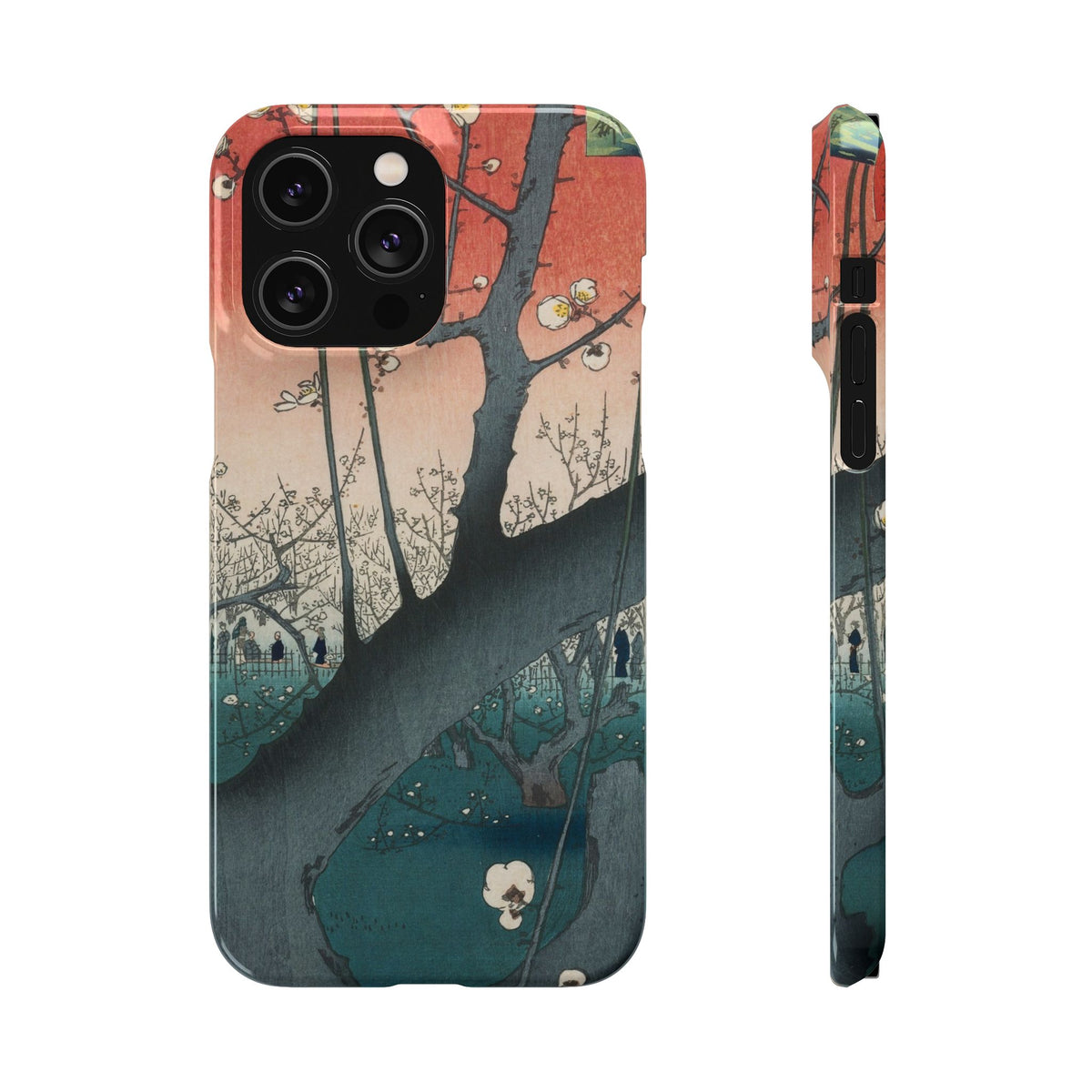 Plum Estate Kameido by Utagawa Hiroshige - iPhone Slim Case