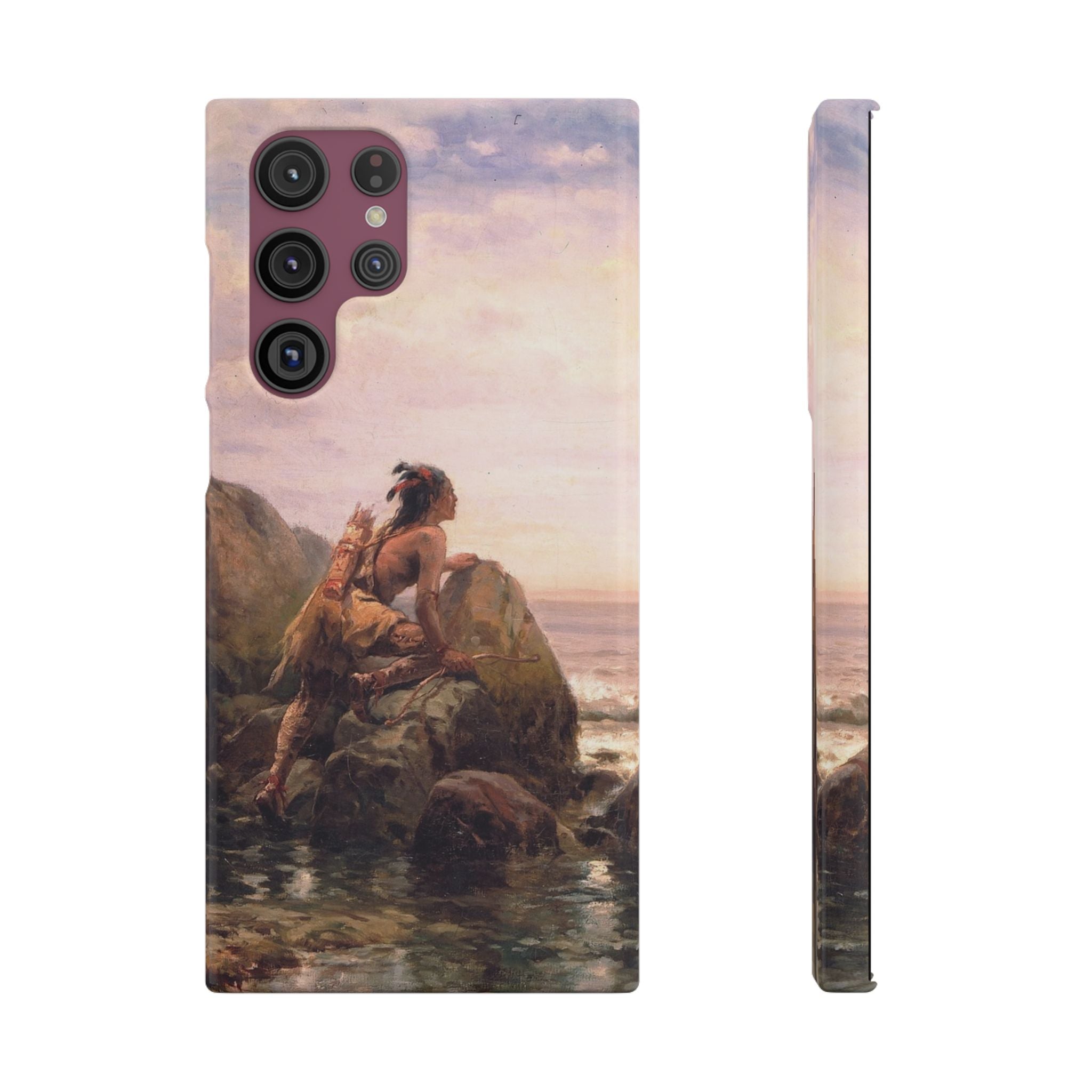 Henrik Hudson entering New York Harbor by Edward Moran - Samsung Slim Case