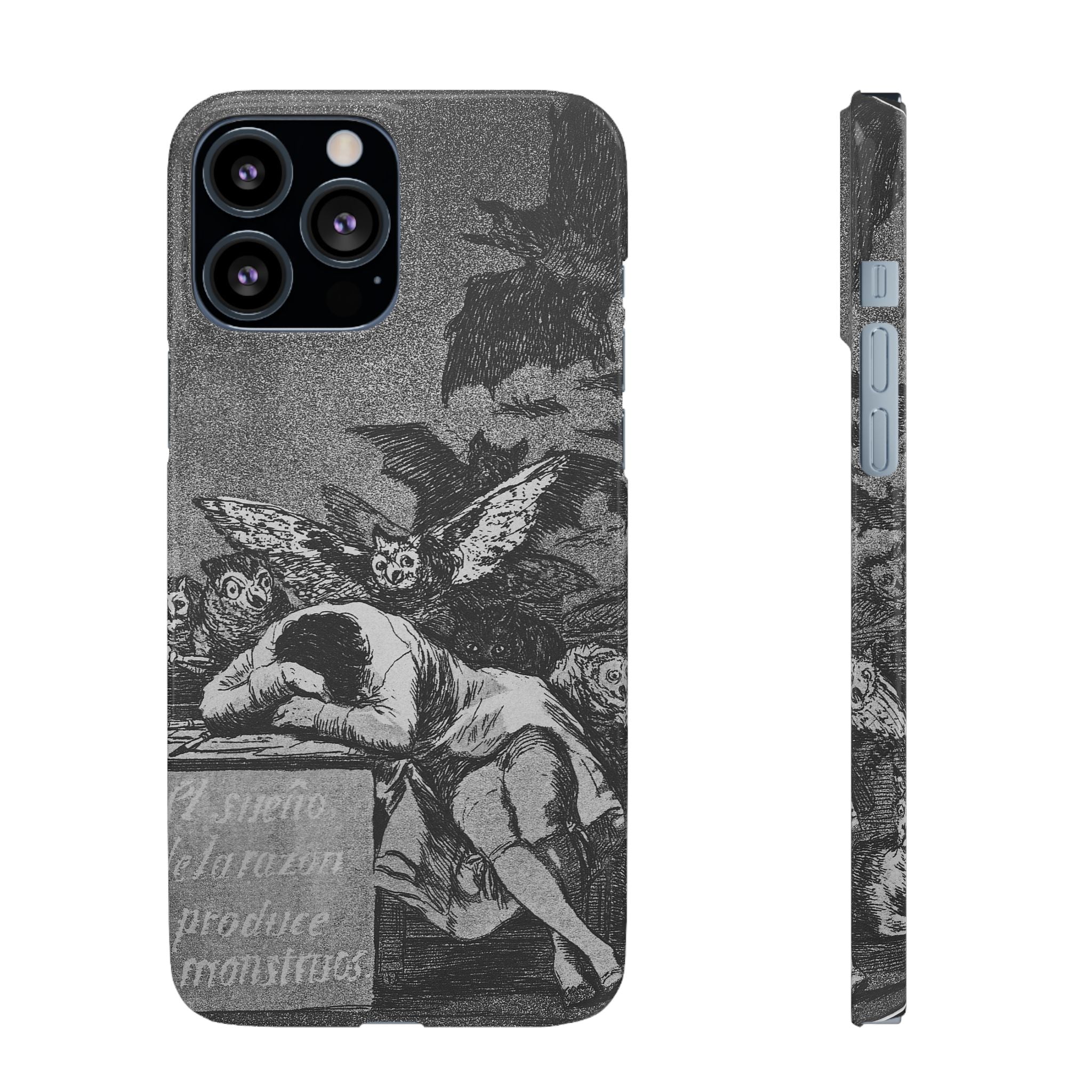 The Sleep of Reason Produces Monsters by Francisco Goya - iPhone Slim Case