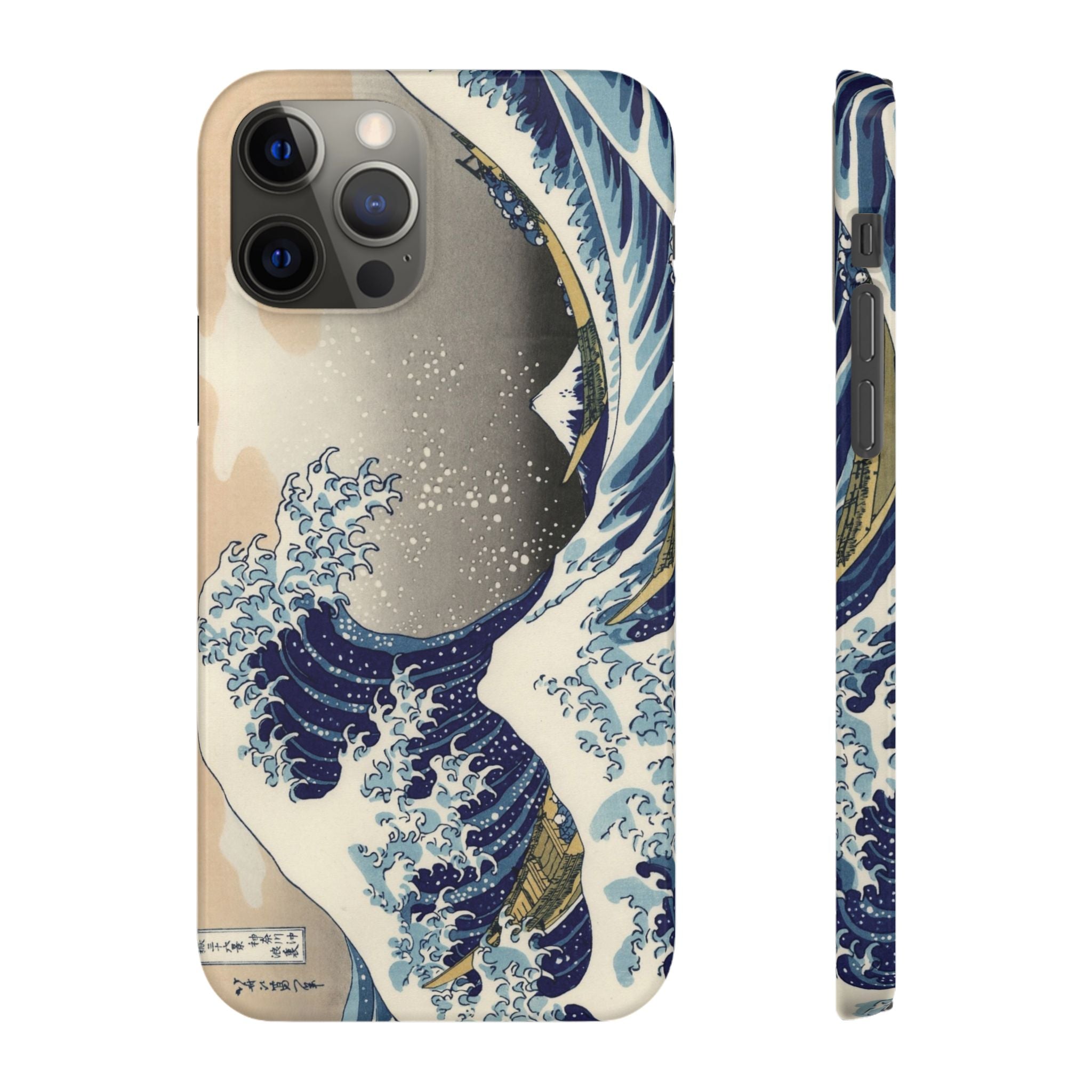 The Great Wave off Kanagawa by Hokusai - iPhone Slim Case