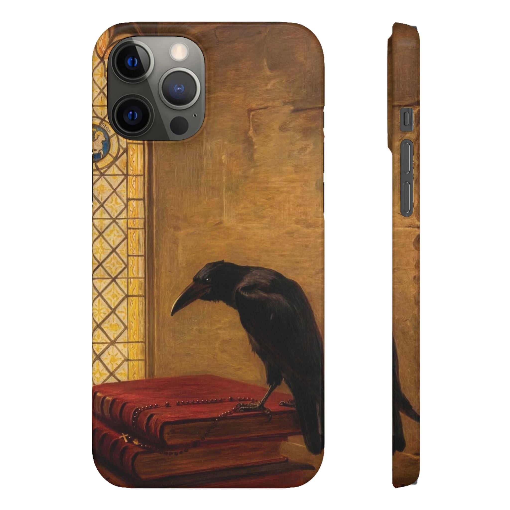 A Saint, from Jackdaw of Rheims by Briton Riviere - iPhone Slim Case