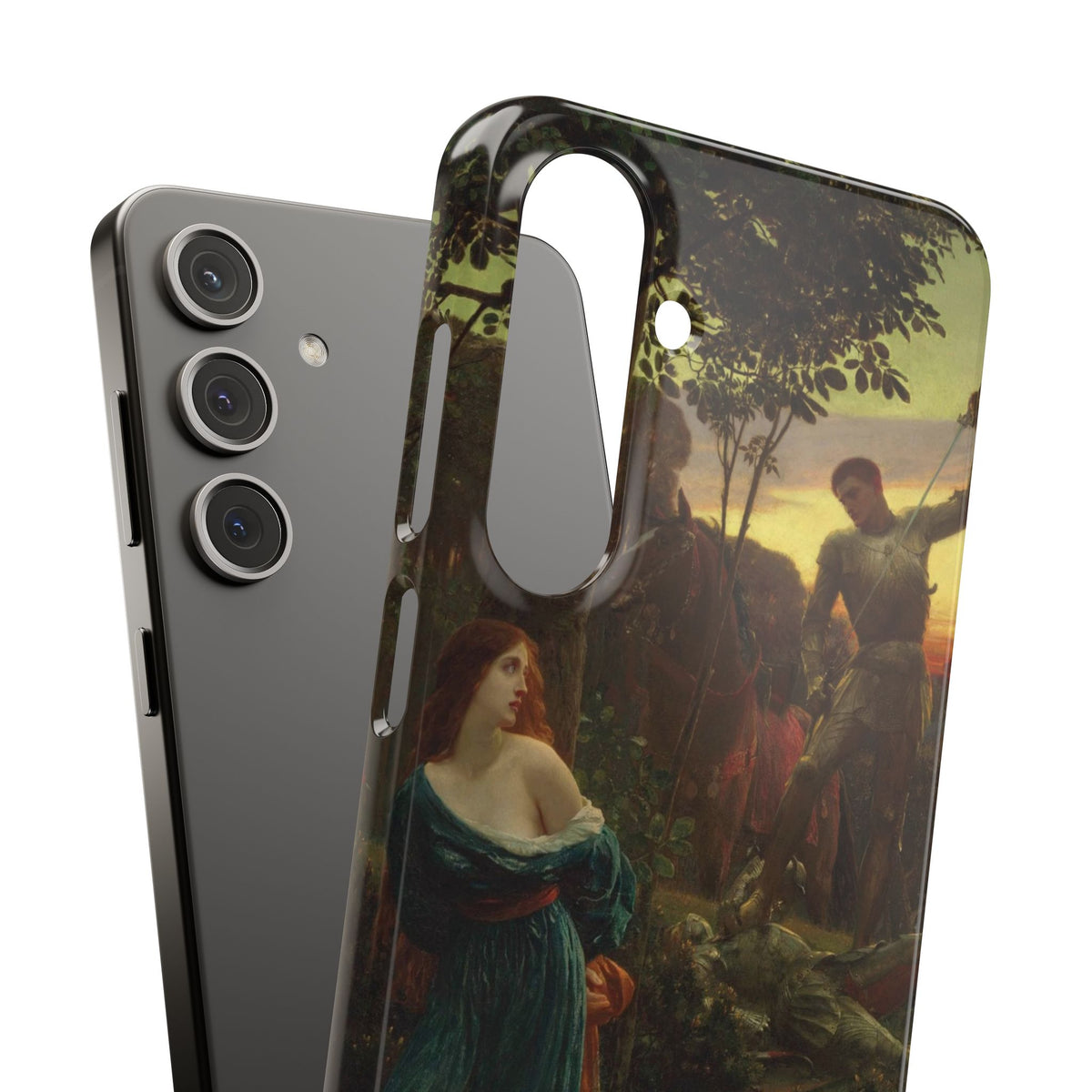 Chivalry by Frank Dicksee - Samsung Slim Case