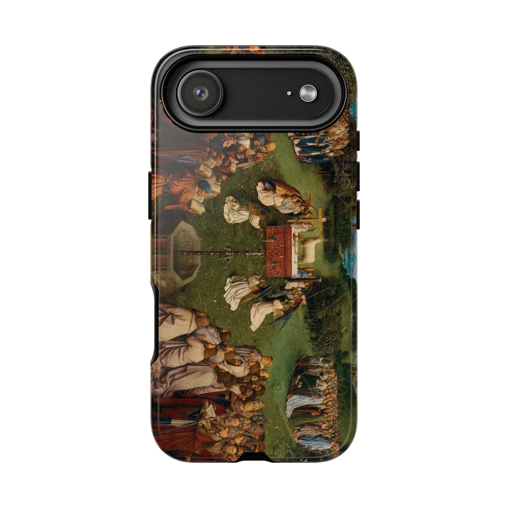 Adoration of the Lamb from the Ghent Altarpiece by Hubert van Eyck - iPhone Tough Case