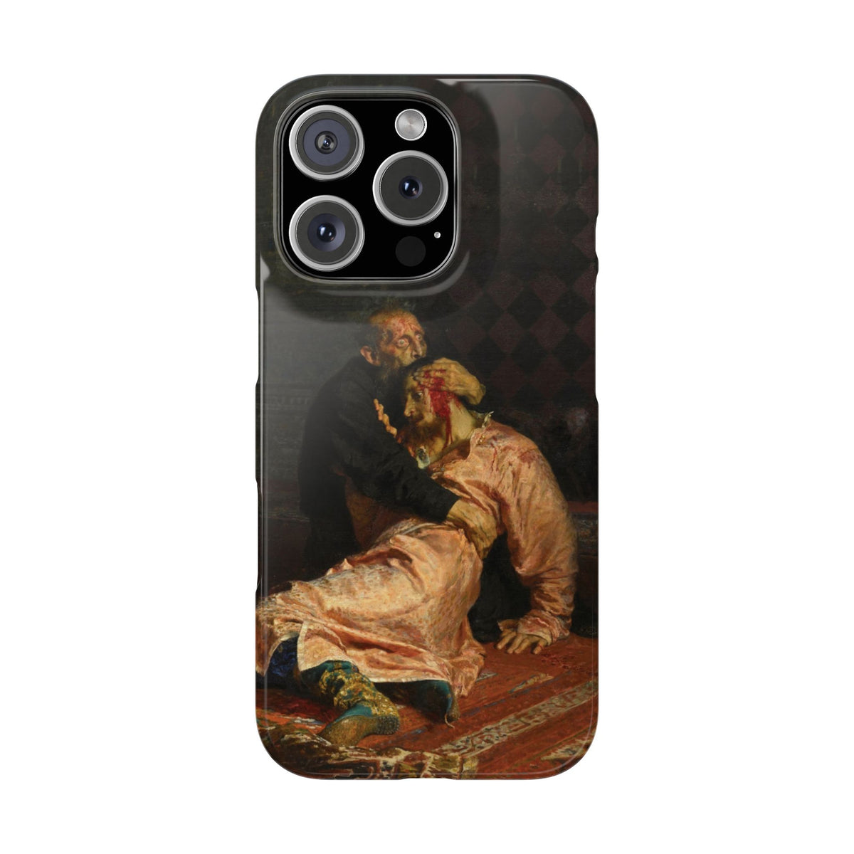 Ivan the Terrible and His Son by Ilya Repin - iPhone Slim Case