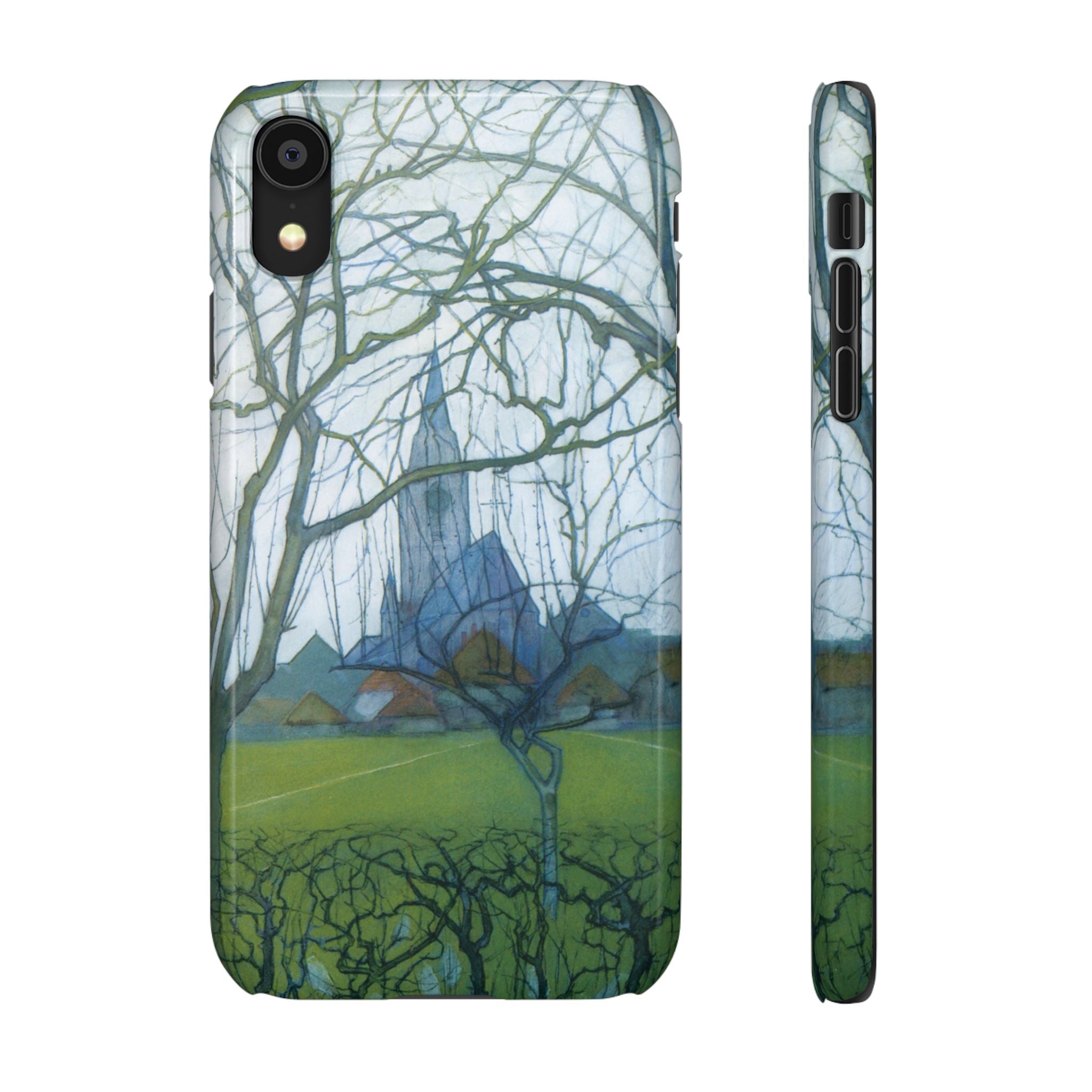 St Jacobs Church by Piet Mondrian - iPhone Slim Case