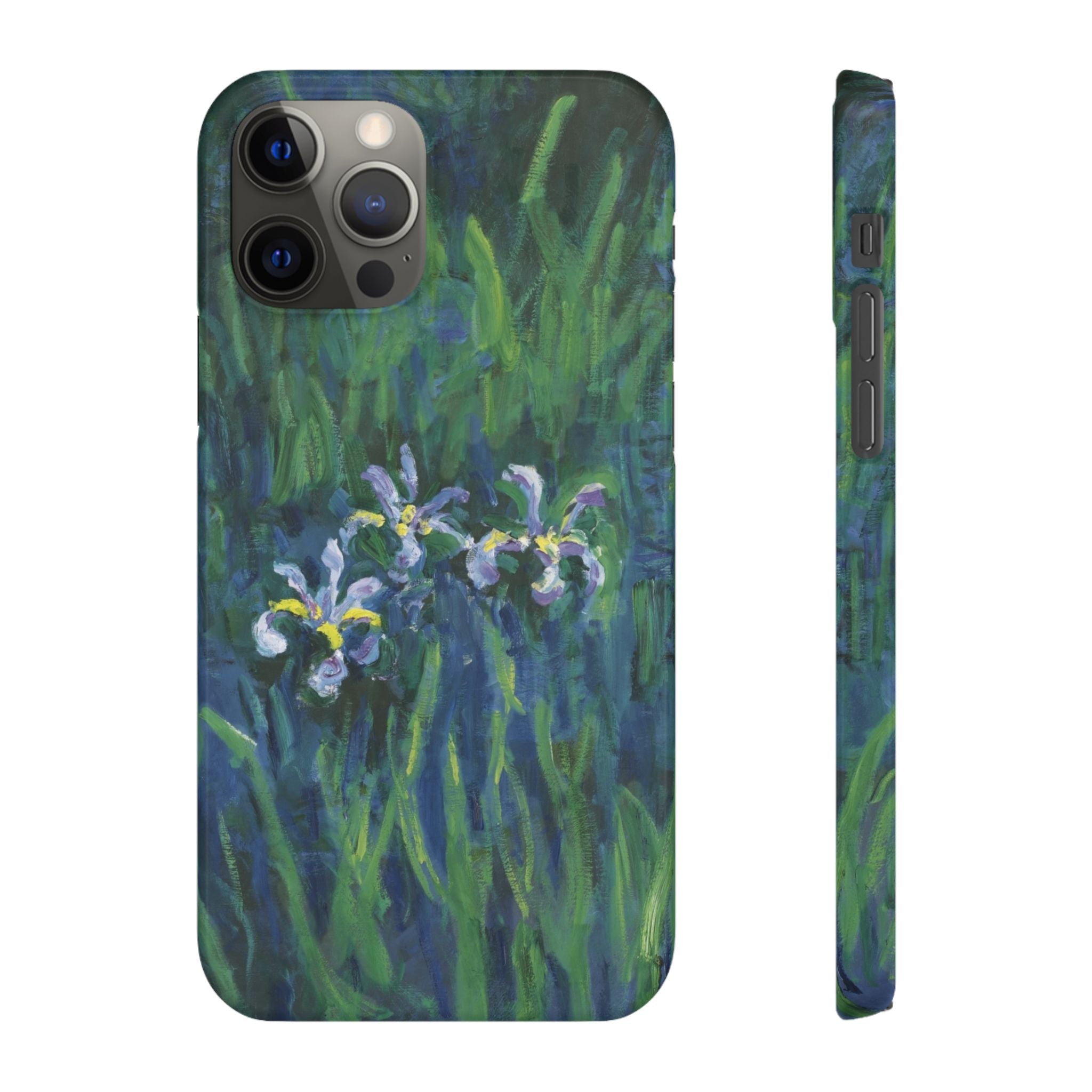 Irises by Claude Monet - iPhone Slim Case