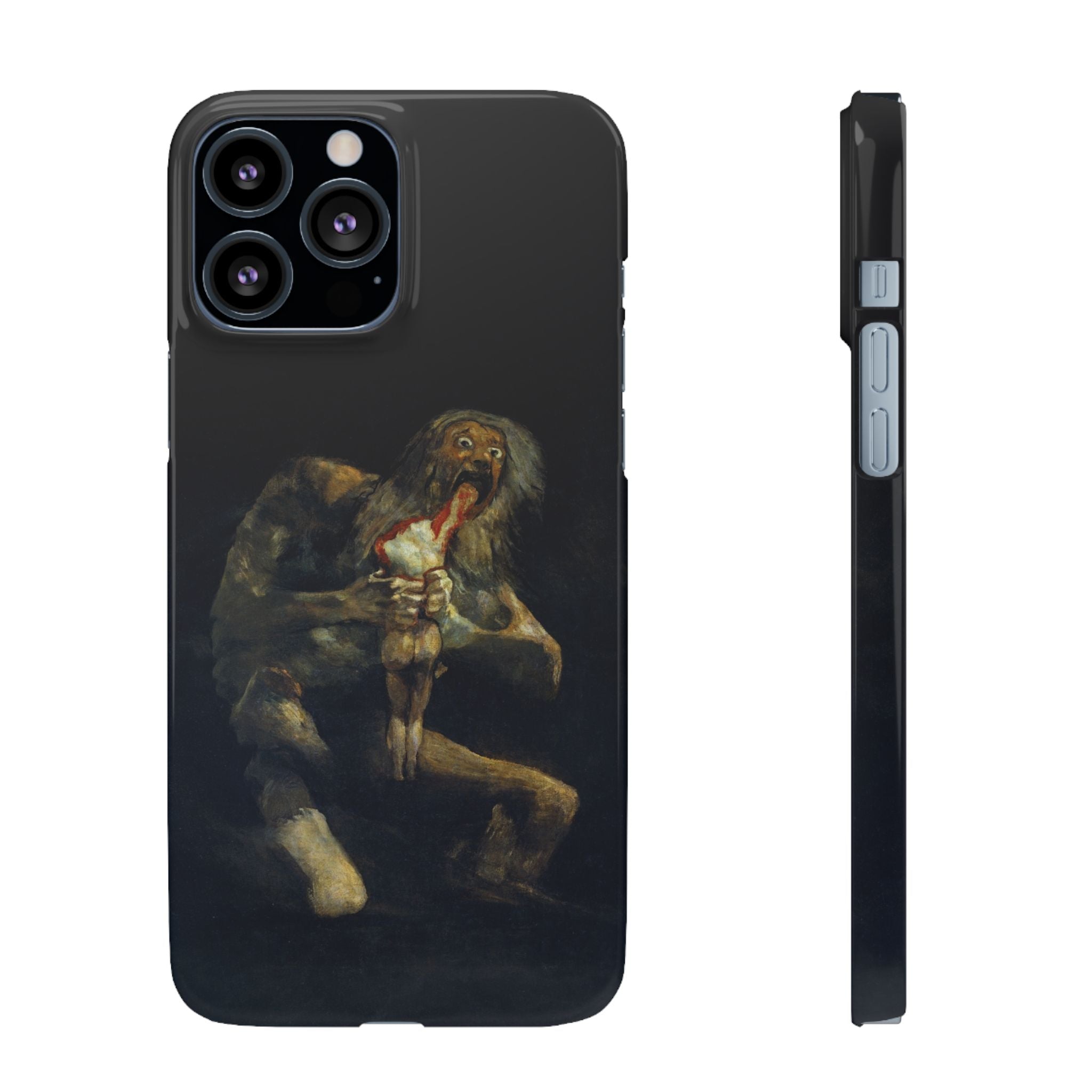 Saturn Devouring His Son by Goya - iPhone Slim Case