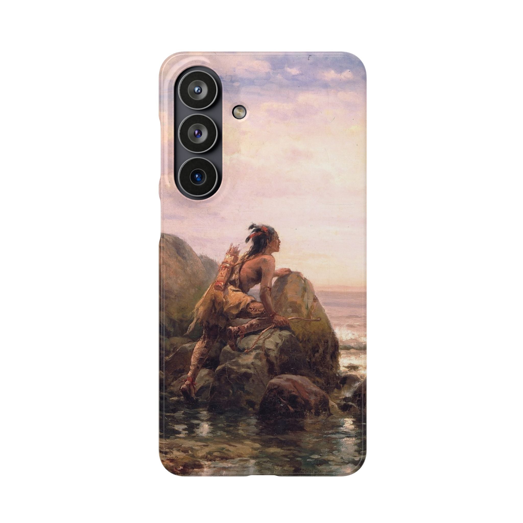 Henrik Hudson entering New York Harbor by Edward Moran - Samsung Slim Case