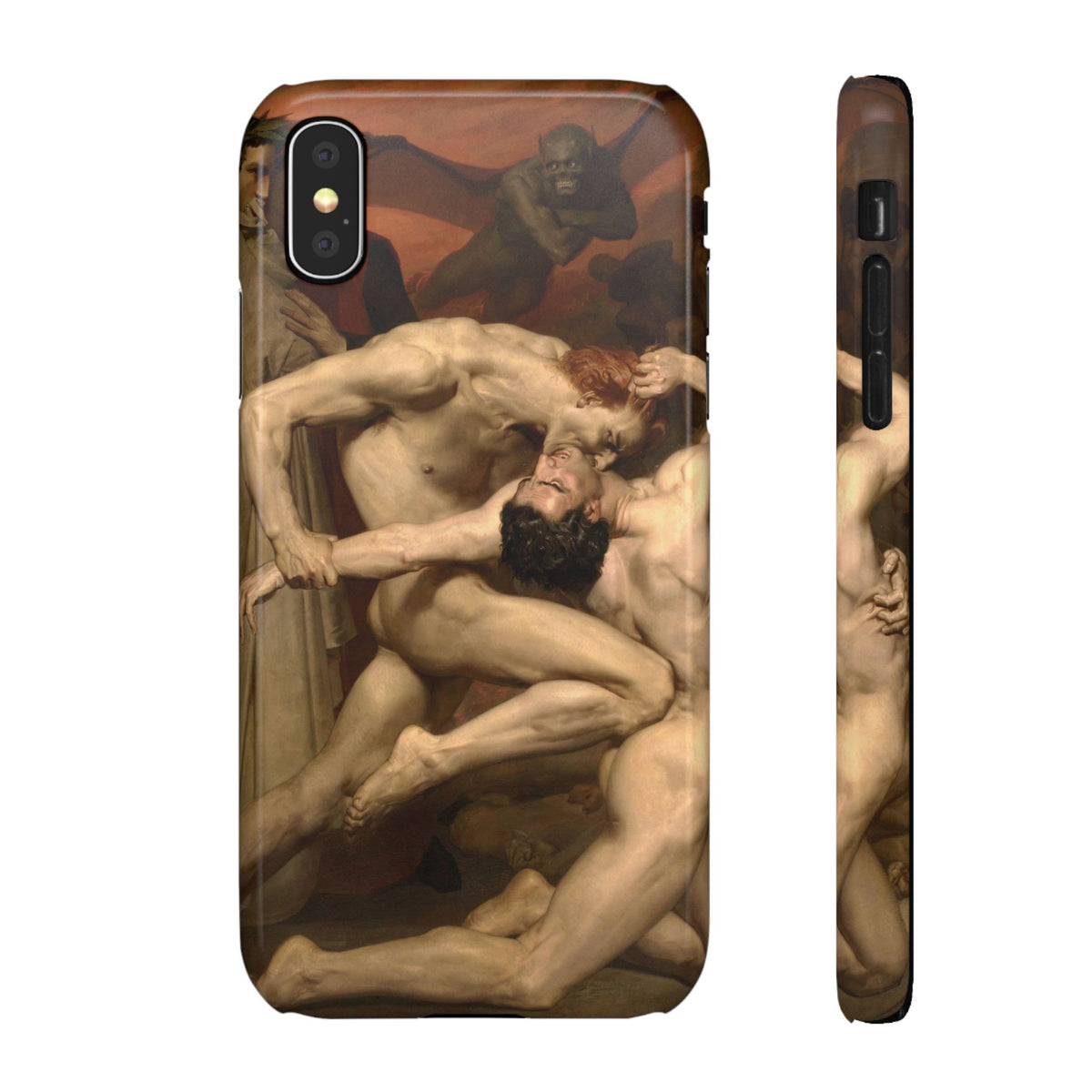 Dante and Virgile by William Bouguereau - iPhone Slim Case