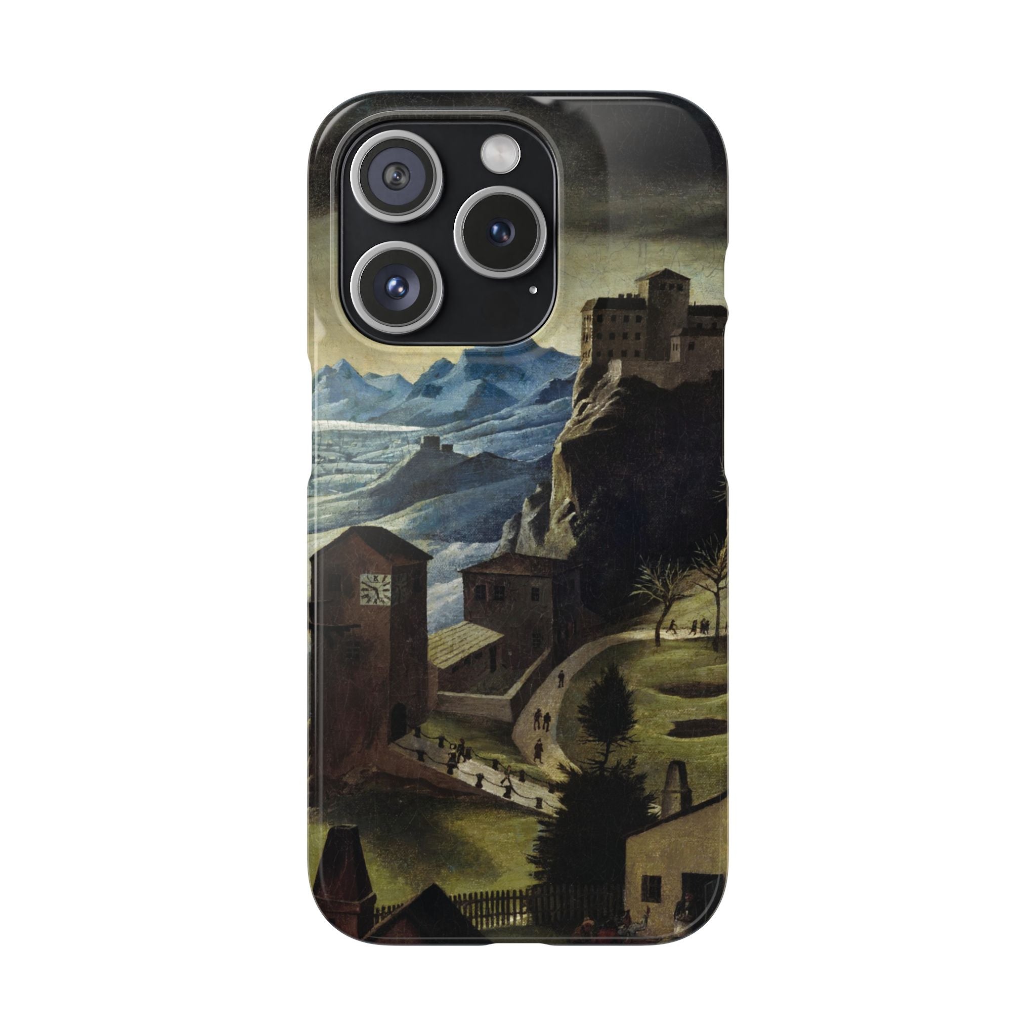 Landschaft mit Burg by Franz Sedlacek - iPhone Slim Case