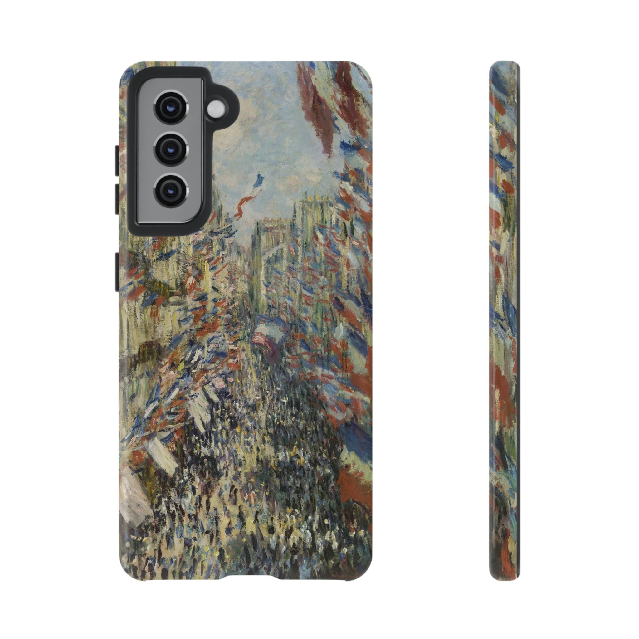 The Rue Montorgueil in Paris by Claude Monet - Samsung Tough Case