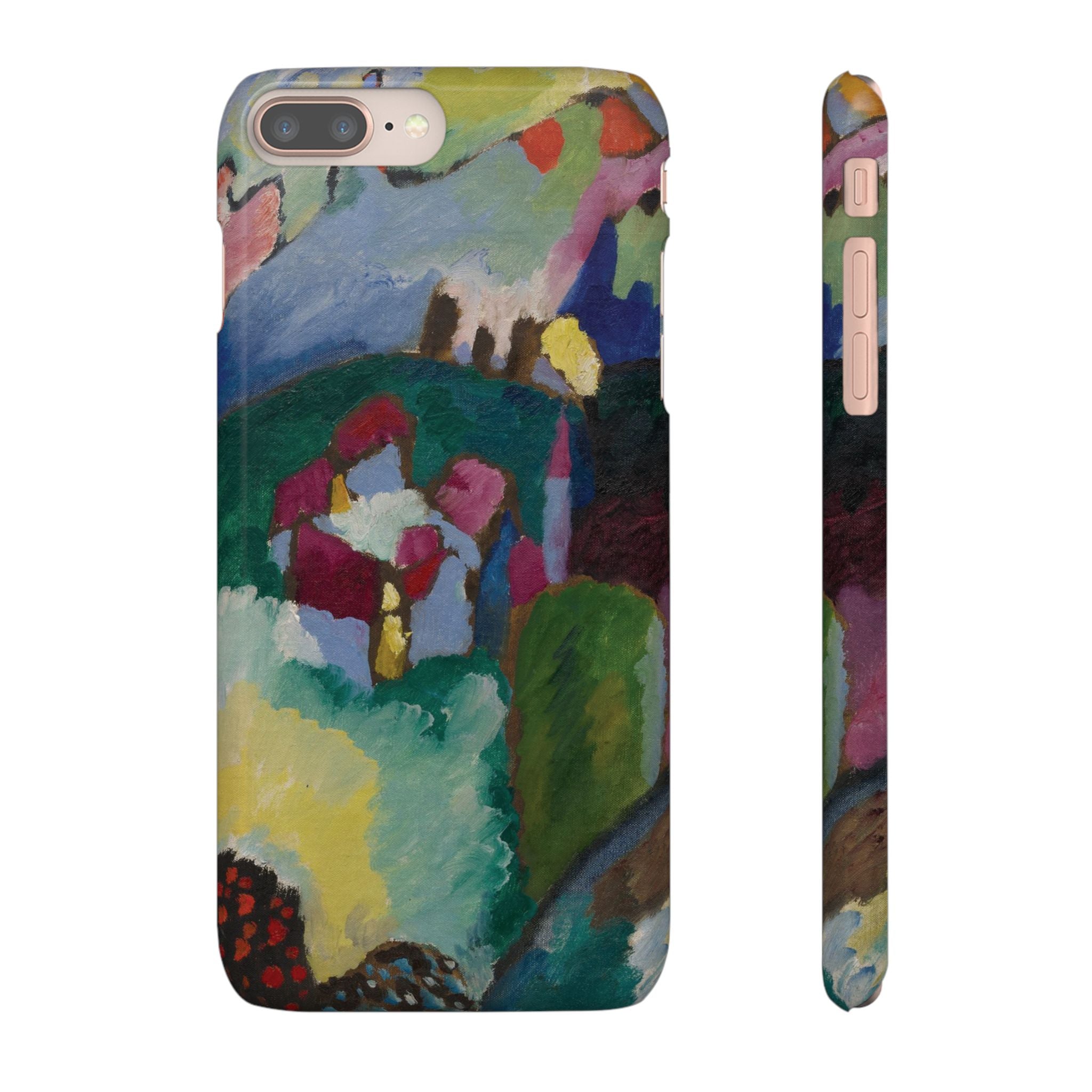Landscape with Factory Chimney by Vasily Kandinsky - iPhone Slim Case