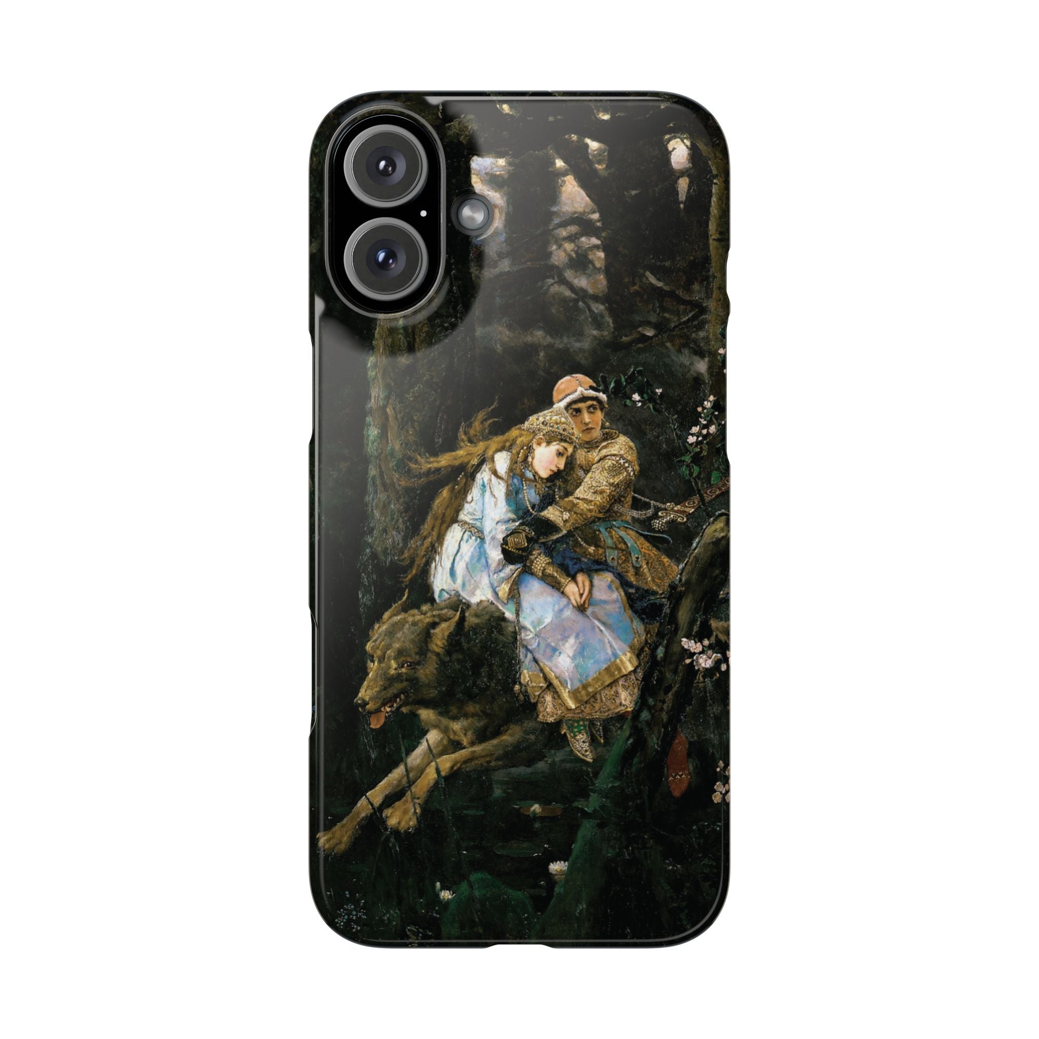 Ivan Tsarevich Riding the Grey Wolf by Viktor Vasnetsov - iPhone Slim Case