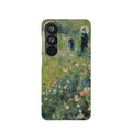 Woman with a Parasol in a Garden by Pierre Auguste Renoir - Samsung Slim Case
