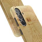 The Vitruvian Man by Leonardo da Vinci - Samsung Slim Case