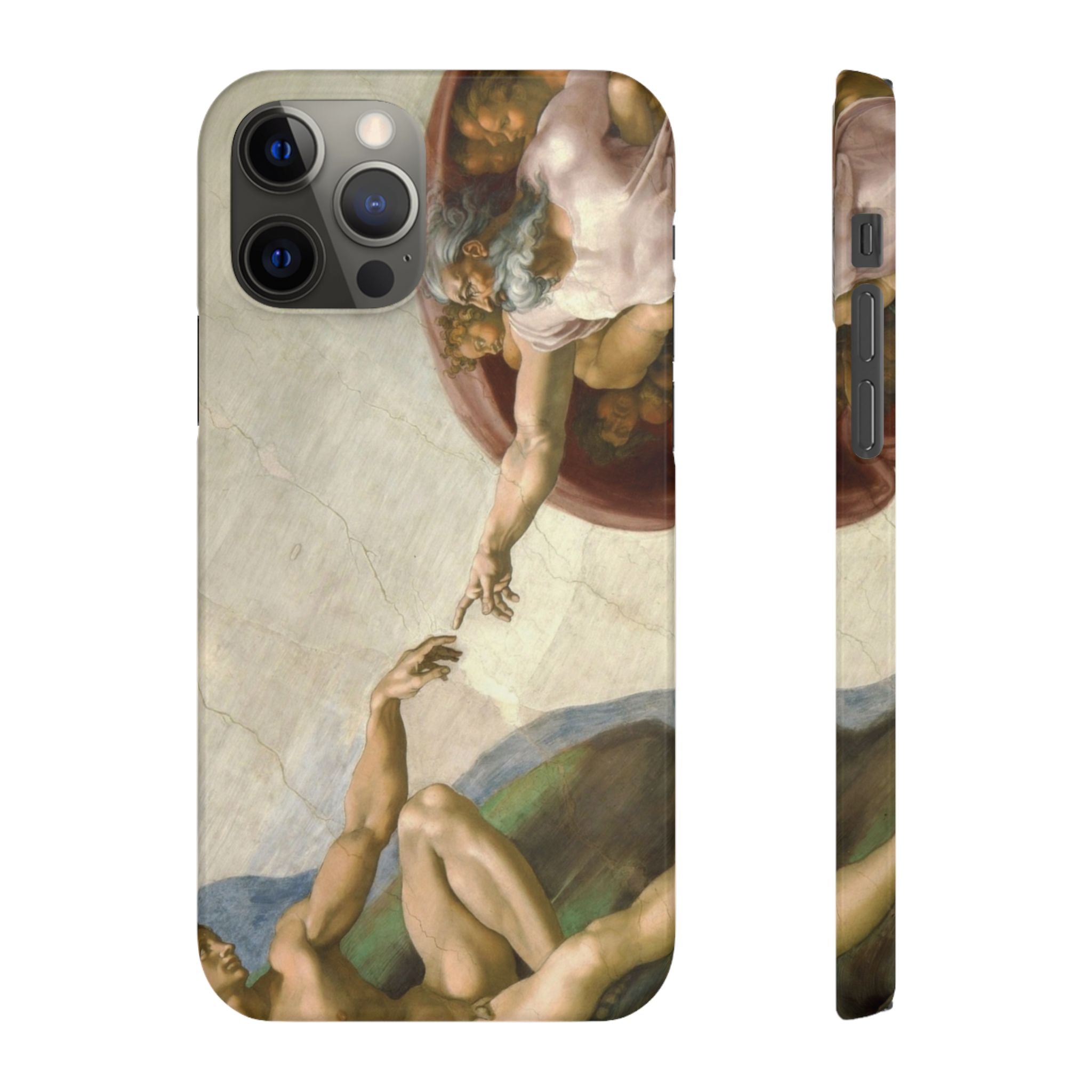 Creation of Adam by Michelangelo - iPhone Slim Case