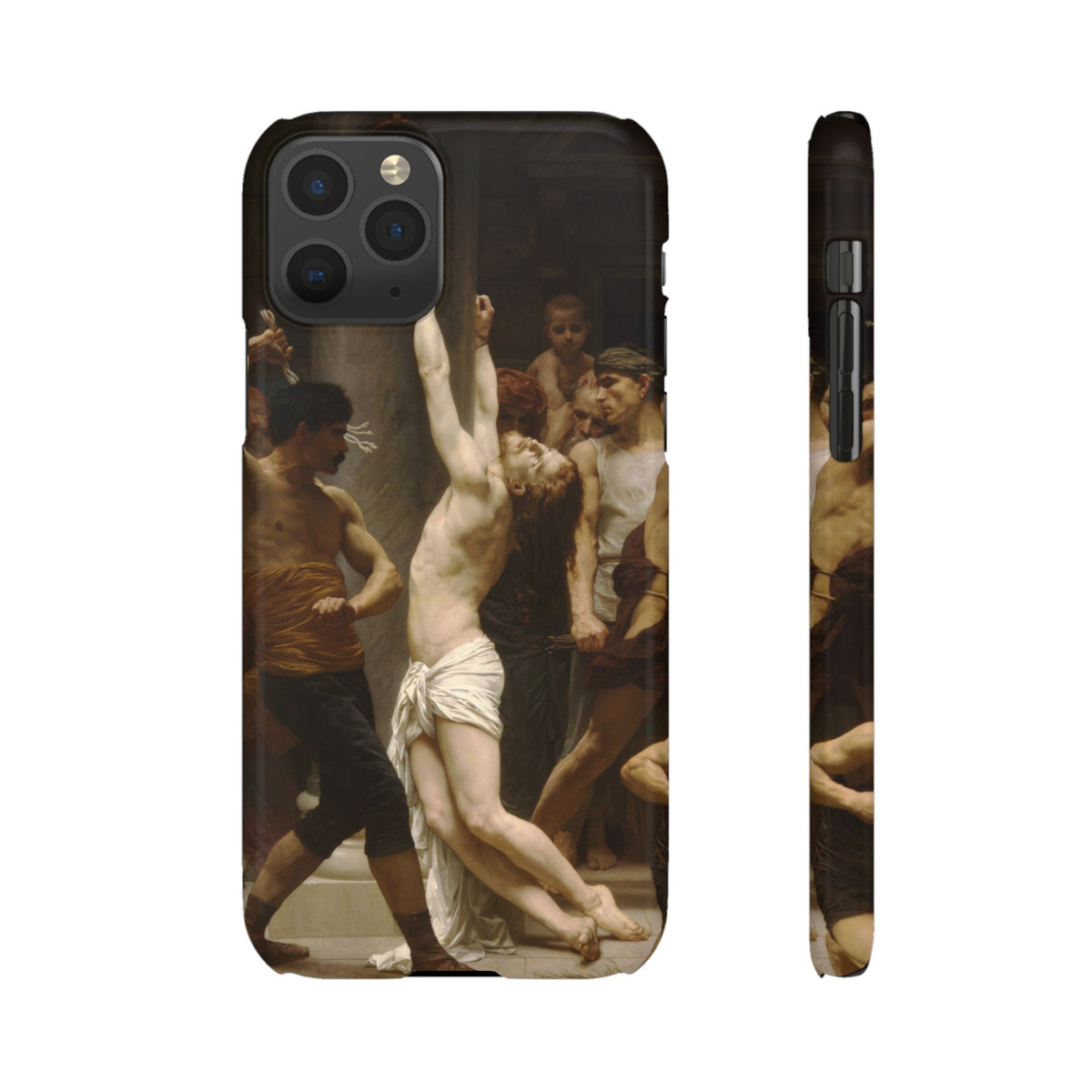 The Flagellation of Our Lord Jesus Christ by William-Adolphe Bouguereau - iPhone Slim Case