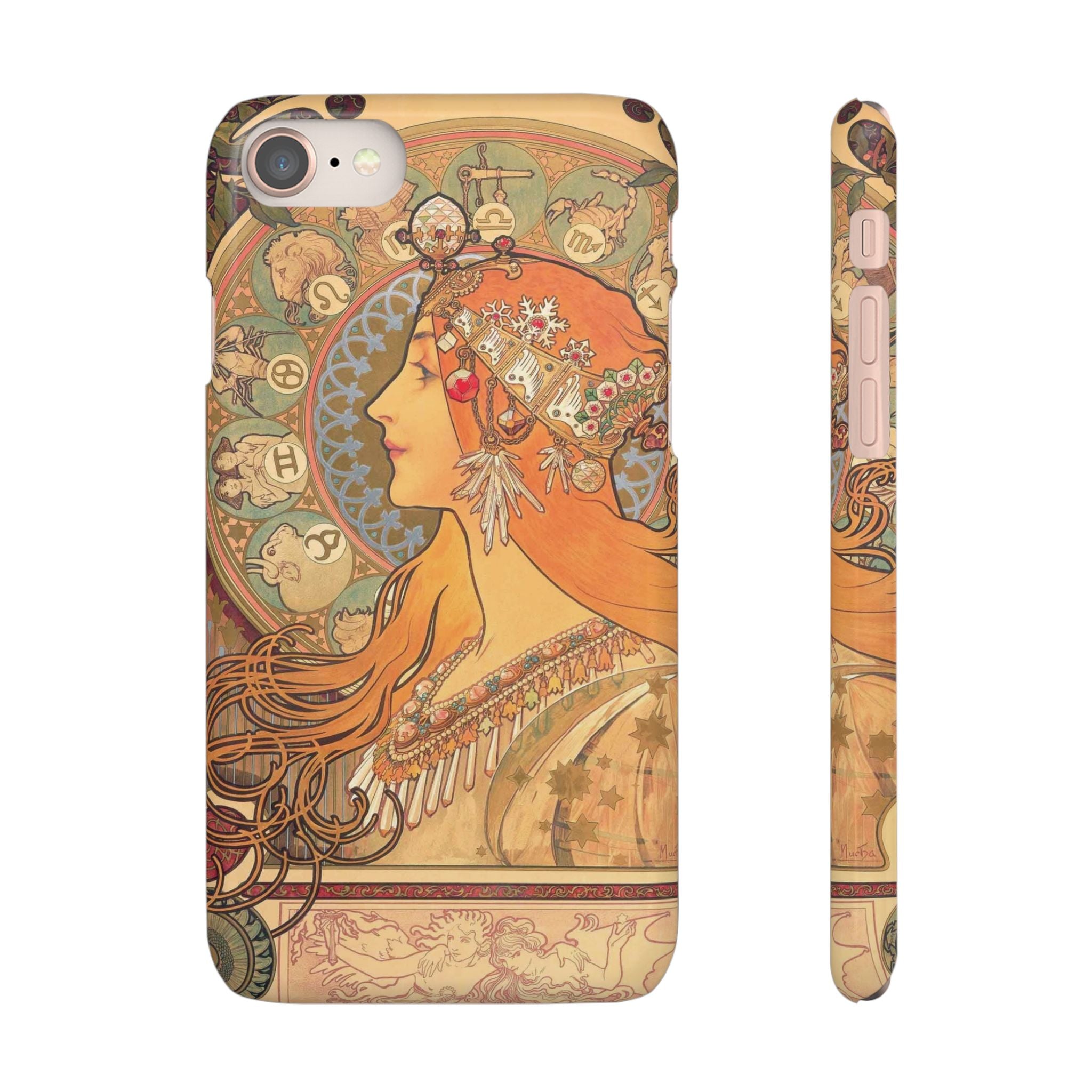 Zodiac by Alphonse Mucha - iPhone Slim Case