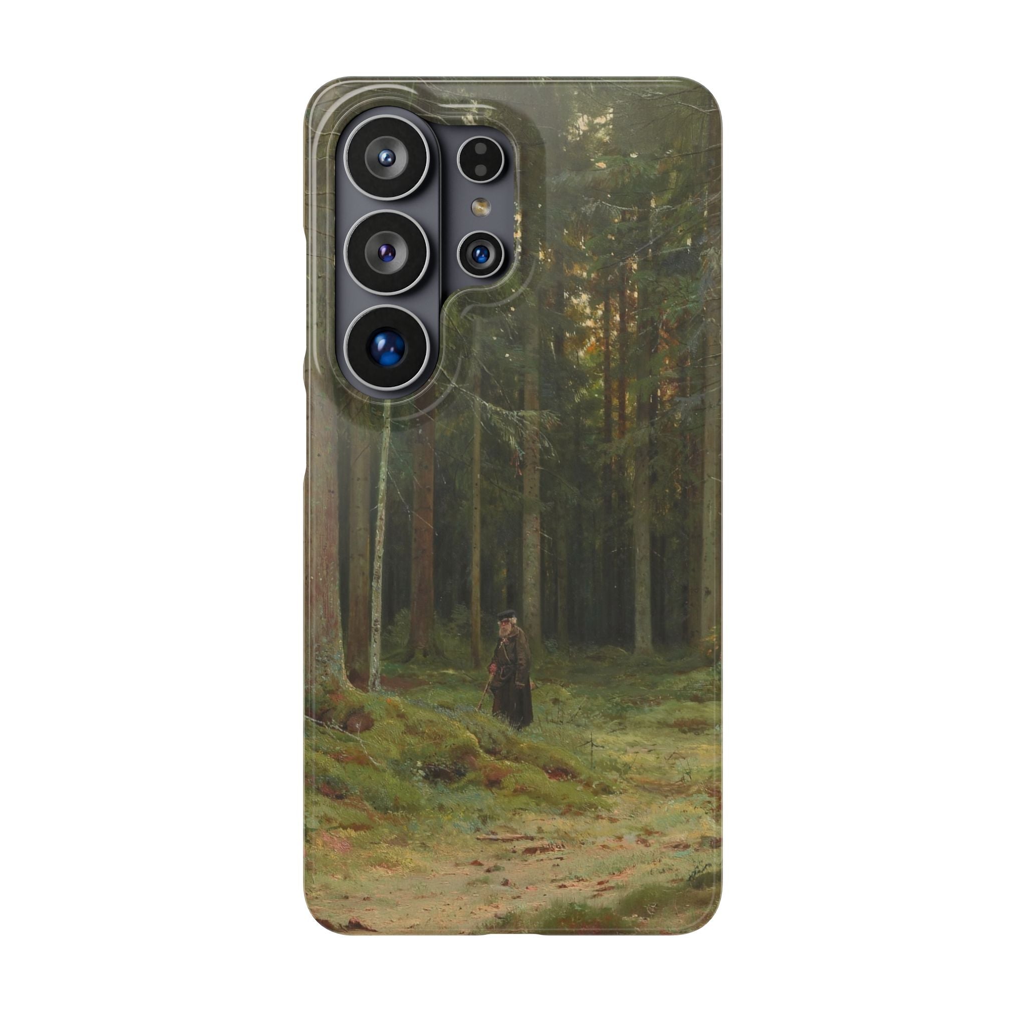 In the Forest of Countess Mordvinova Petergof by Ivan Ivanovich Shishkin - Samsung Slim Case