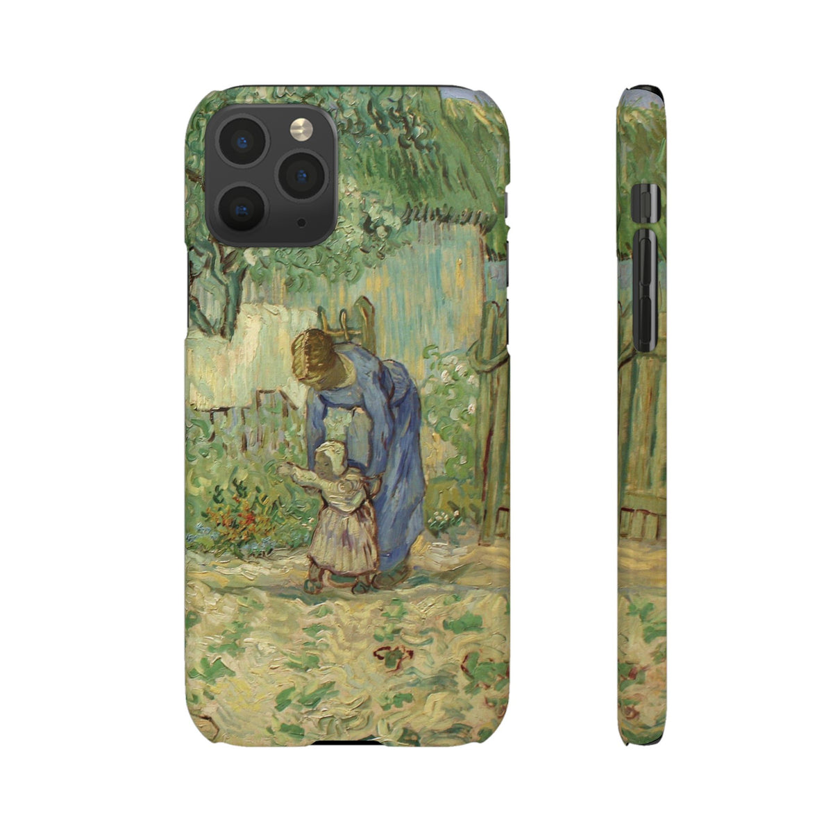First Steps after Millet by Vincent van Gogh - iPhone Slim Case