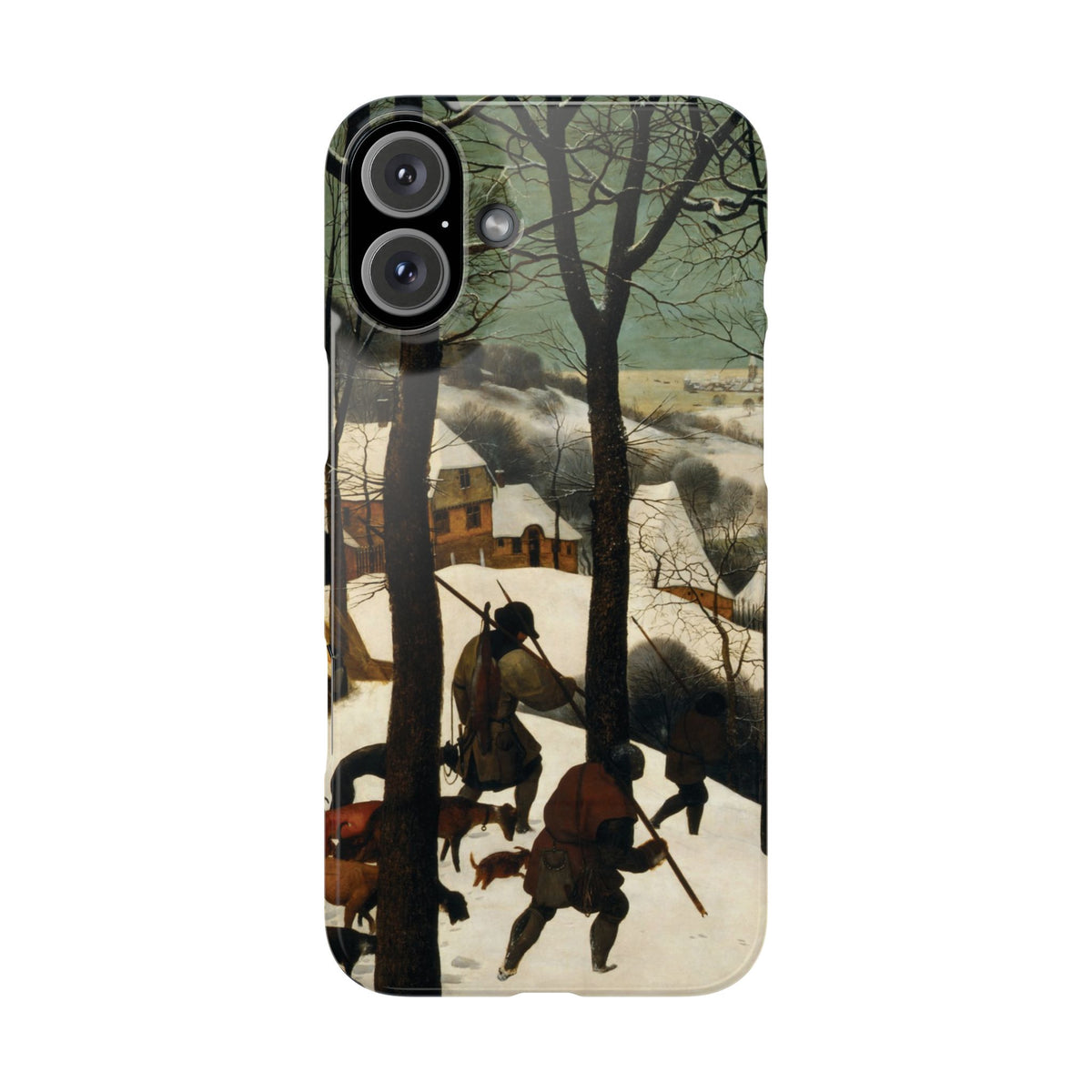 The Hunters in the Snow by Pieter Bruegel the Elder - iPhone Slim Case