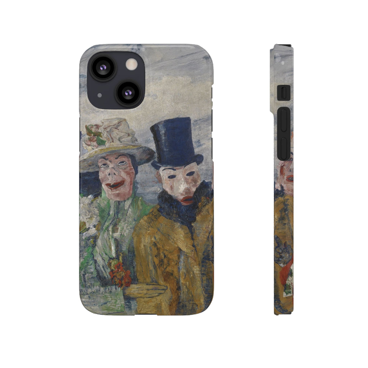 The Intrigue by James Ensor - iPhone Slim Case