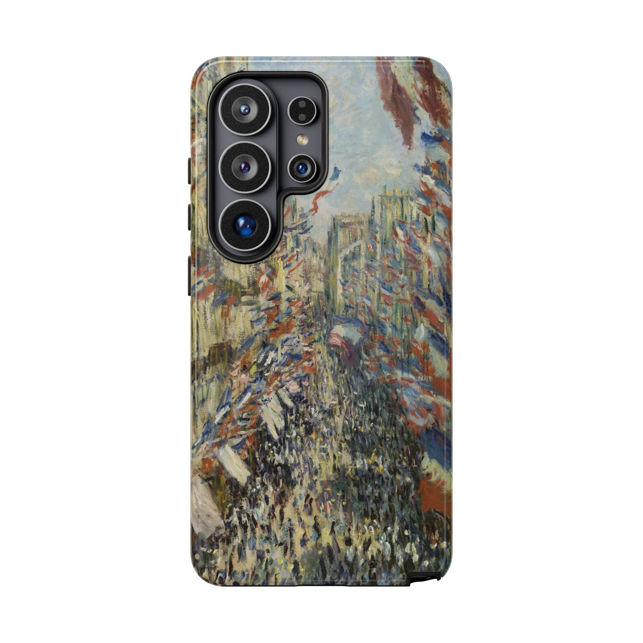 The Rue Montorgueil in Paris by Claude Monet - Samsung Tough Case