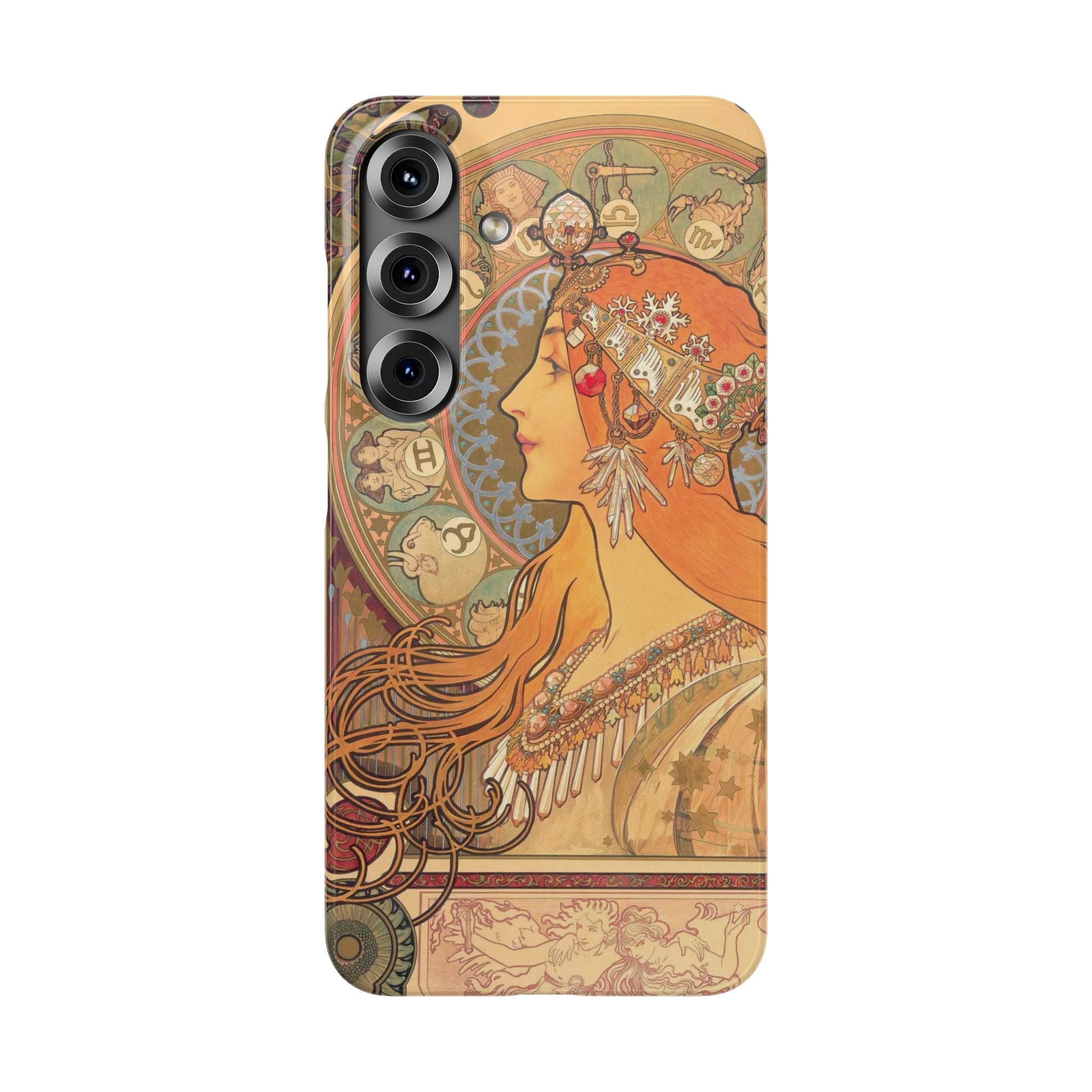 Zodiac by Alphonse Mucha - Samsung Slim Case