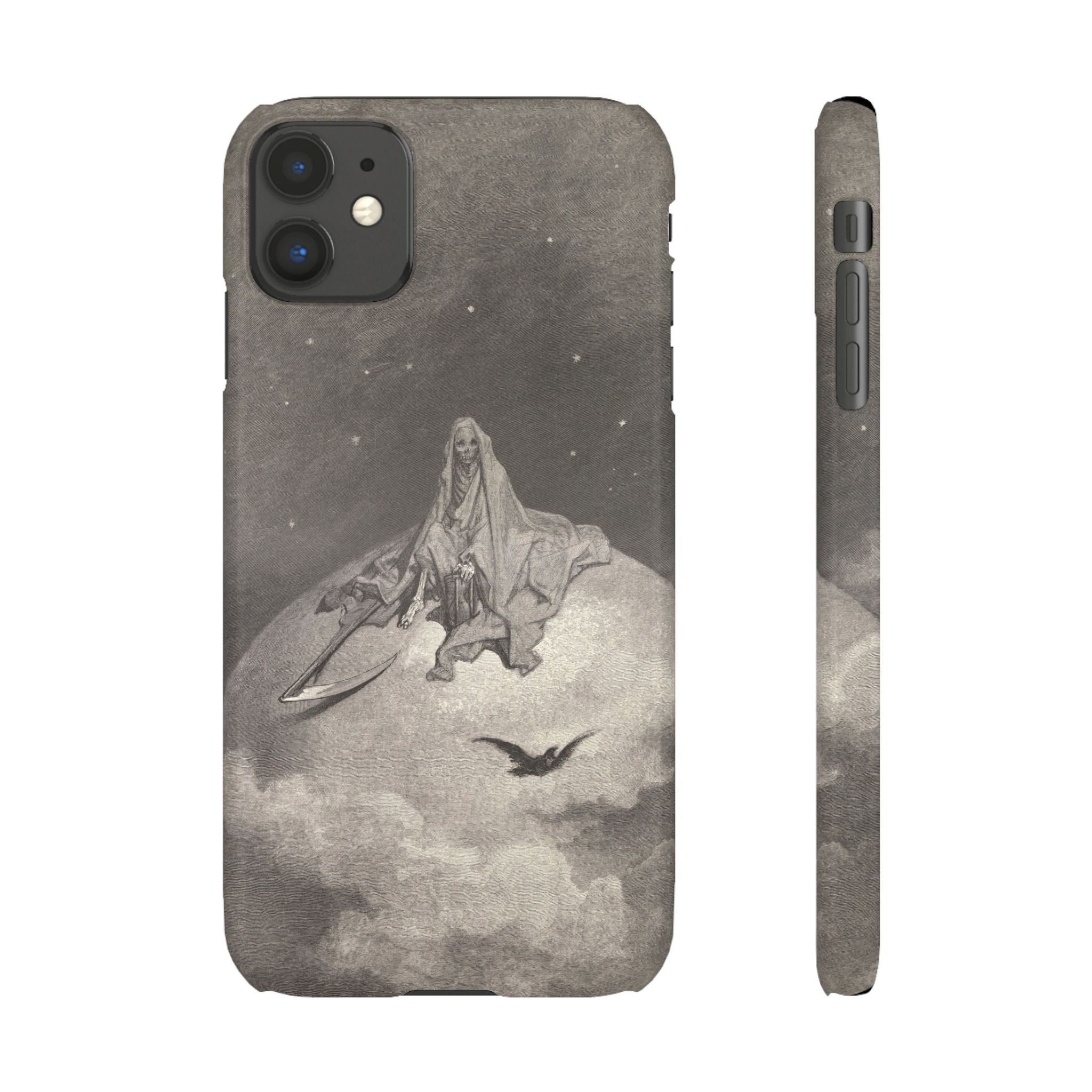 Doubting, dreaming dreams no mortal ever dared to dream before by Gustave Doré - iPhone Slim Case